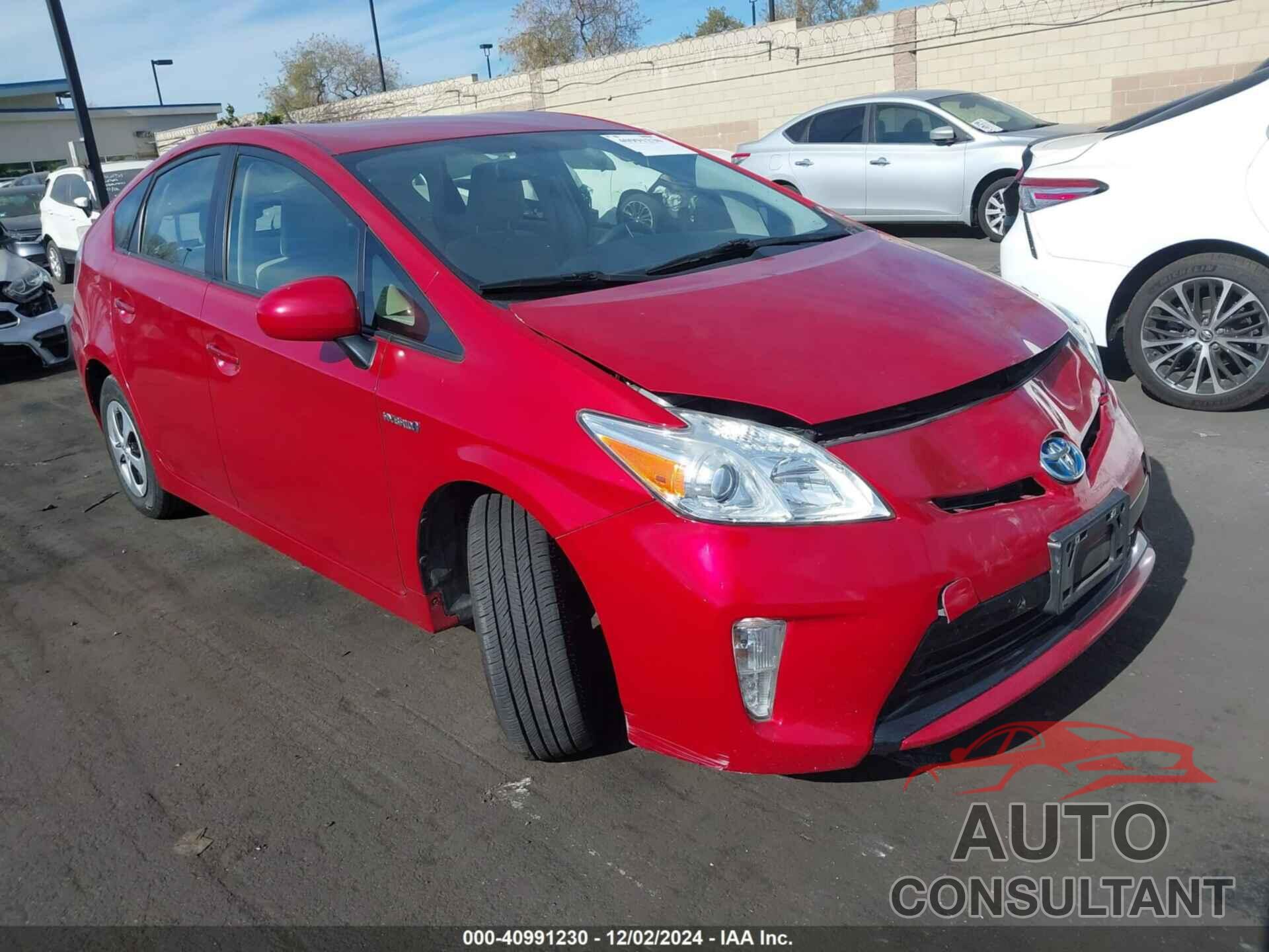 TOYOTA PRIUS 2014 - JTDKN3DUXE1775061