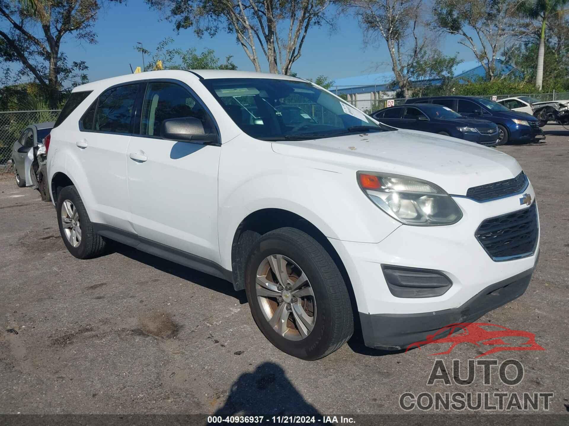 CHEVROLET EQUINOX 2016 - 2GNALBEK7G1138237