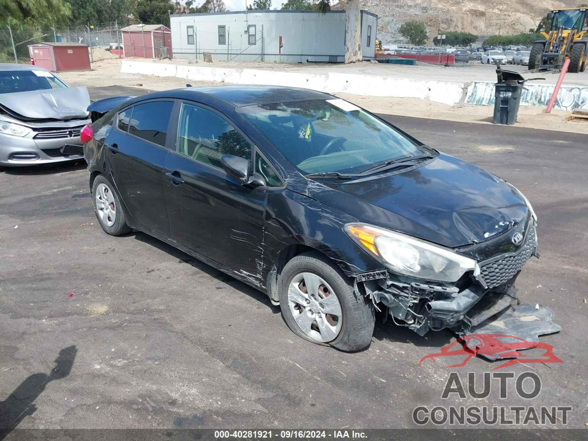 KIA FORTE 2016 - KNAFK4A6XG5577577