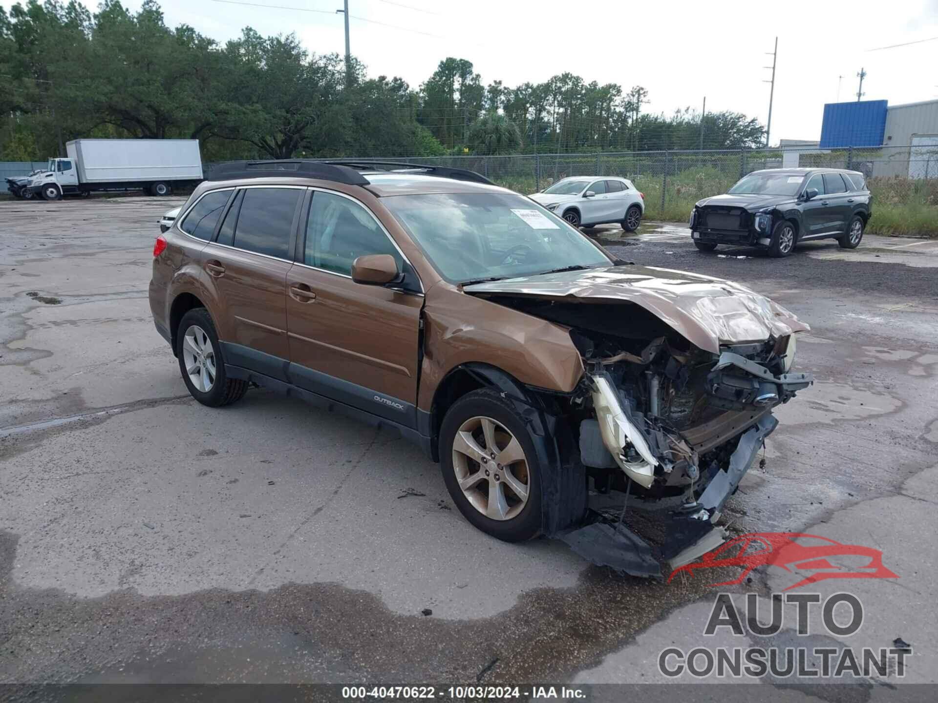 SUBARU OUTBACK 2013 - 4S4BRCKC1D3232730