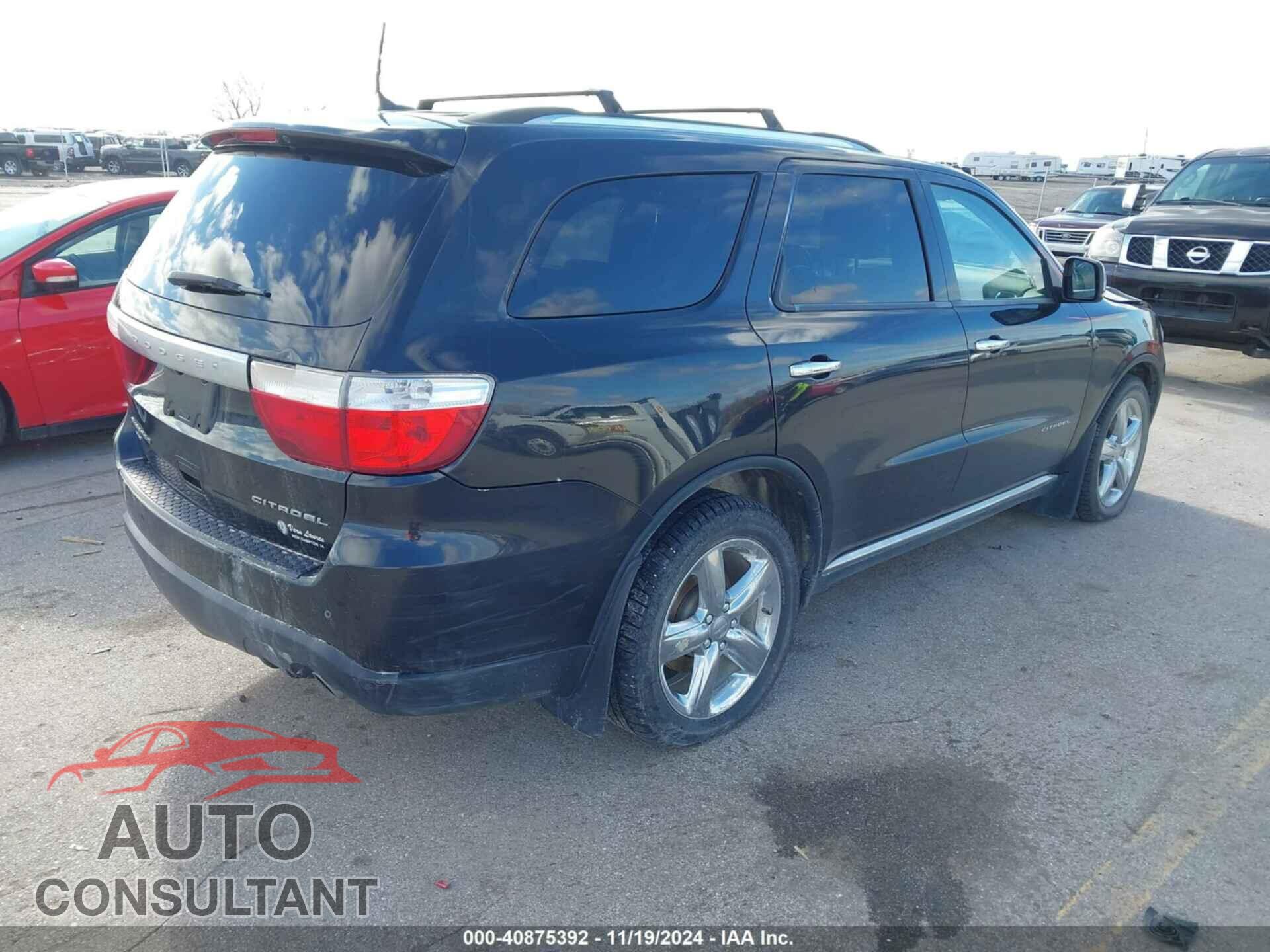 DODGE DURANGO 2012 - 1C4RDJEGXCC252641
