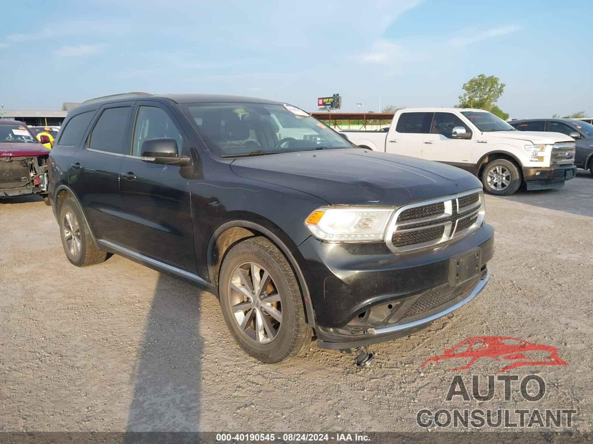 DODGE DURANGO 2016 - 1C4RDHDG1GC308255