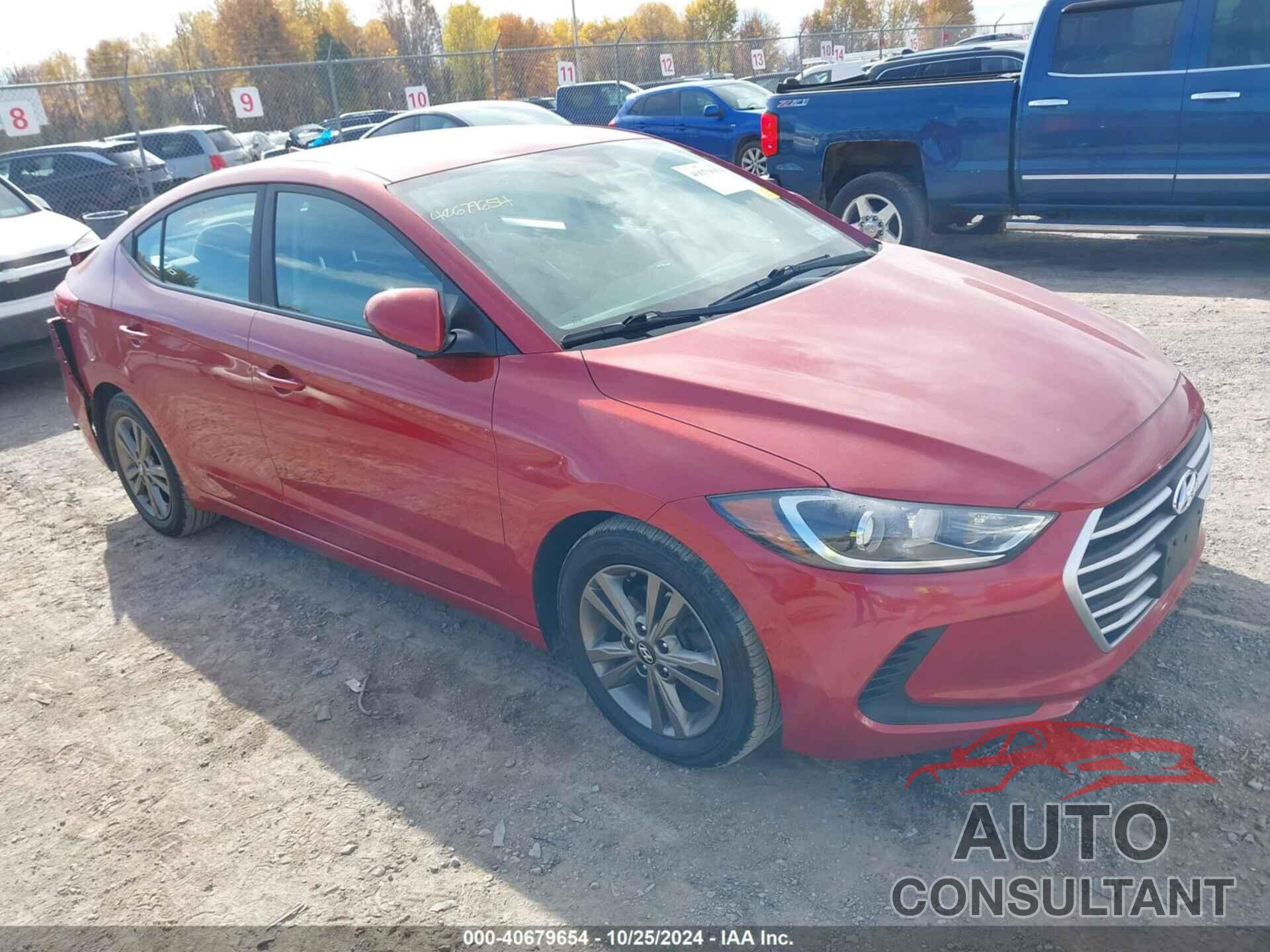 HYUNDAI ELANTRA 2017 - 5NPD84LF8HH191134