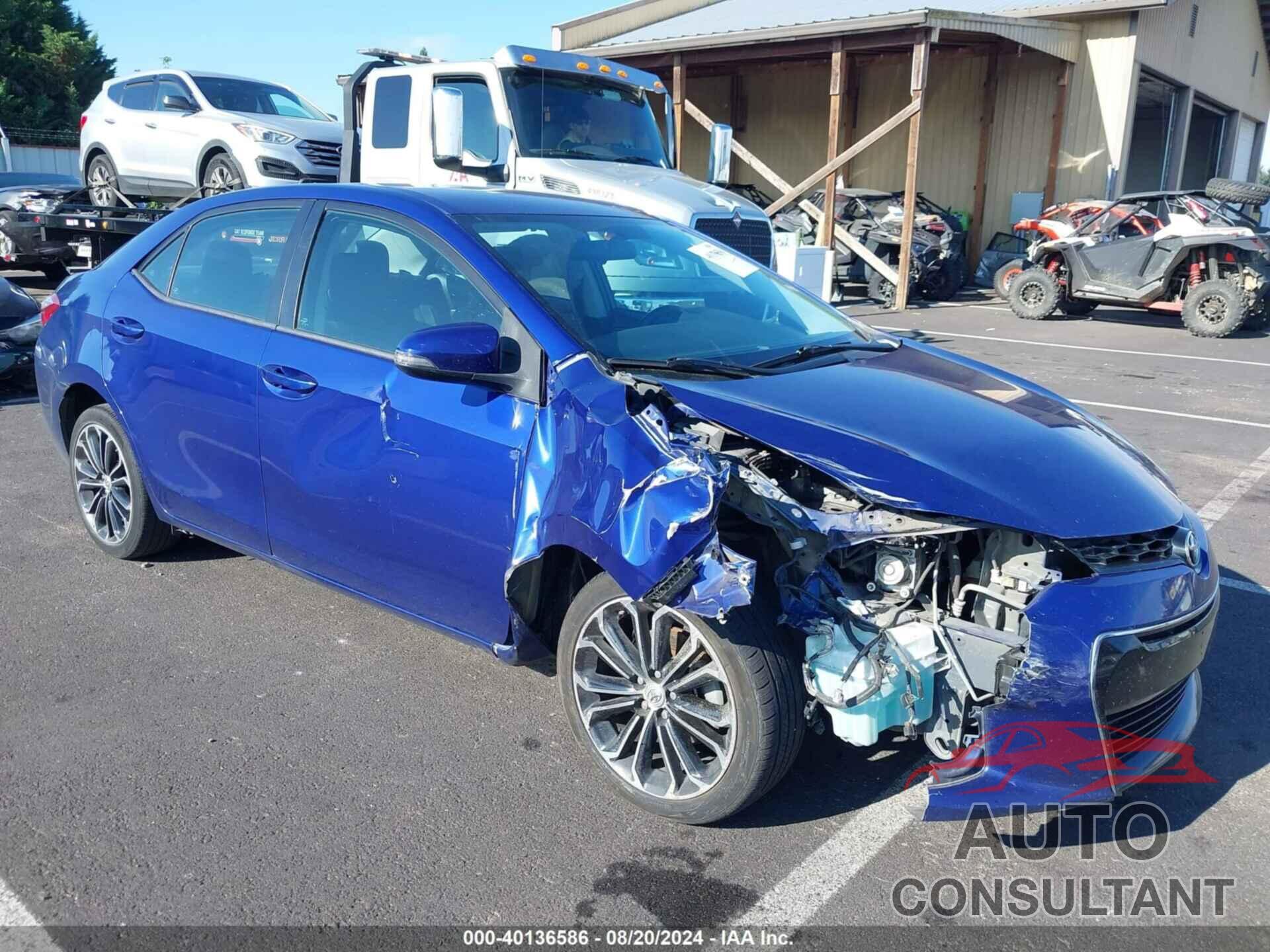 TOYOTA COROLLA 2016 - 5YFBURHE3GP401964