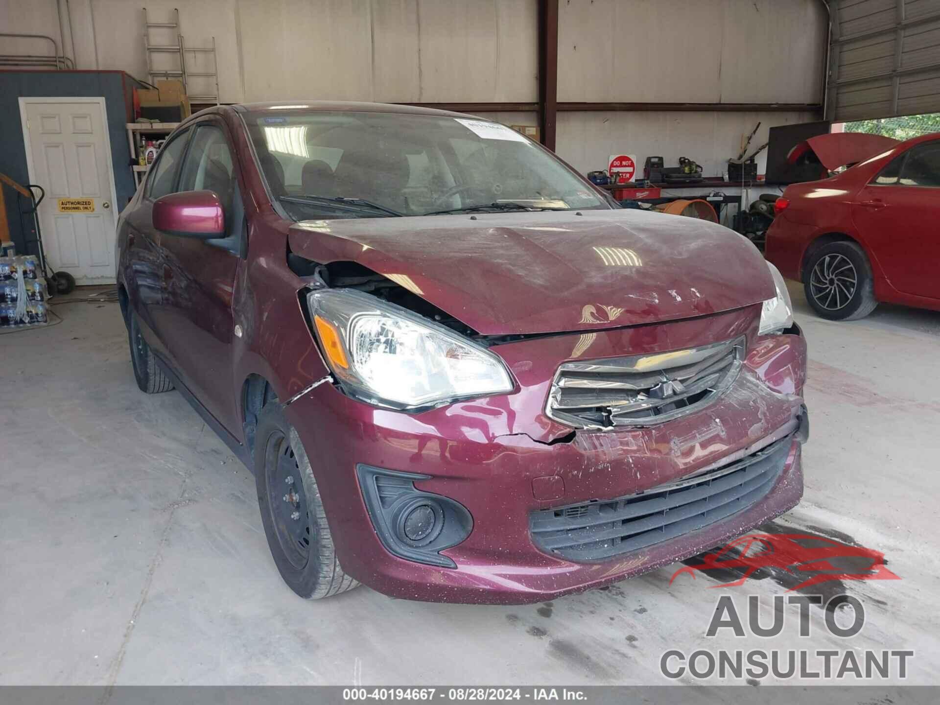 MITSUBISHI MIRAGE G4 2019 - ML32F3FJ8KHF13760