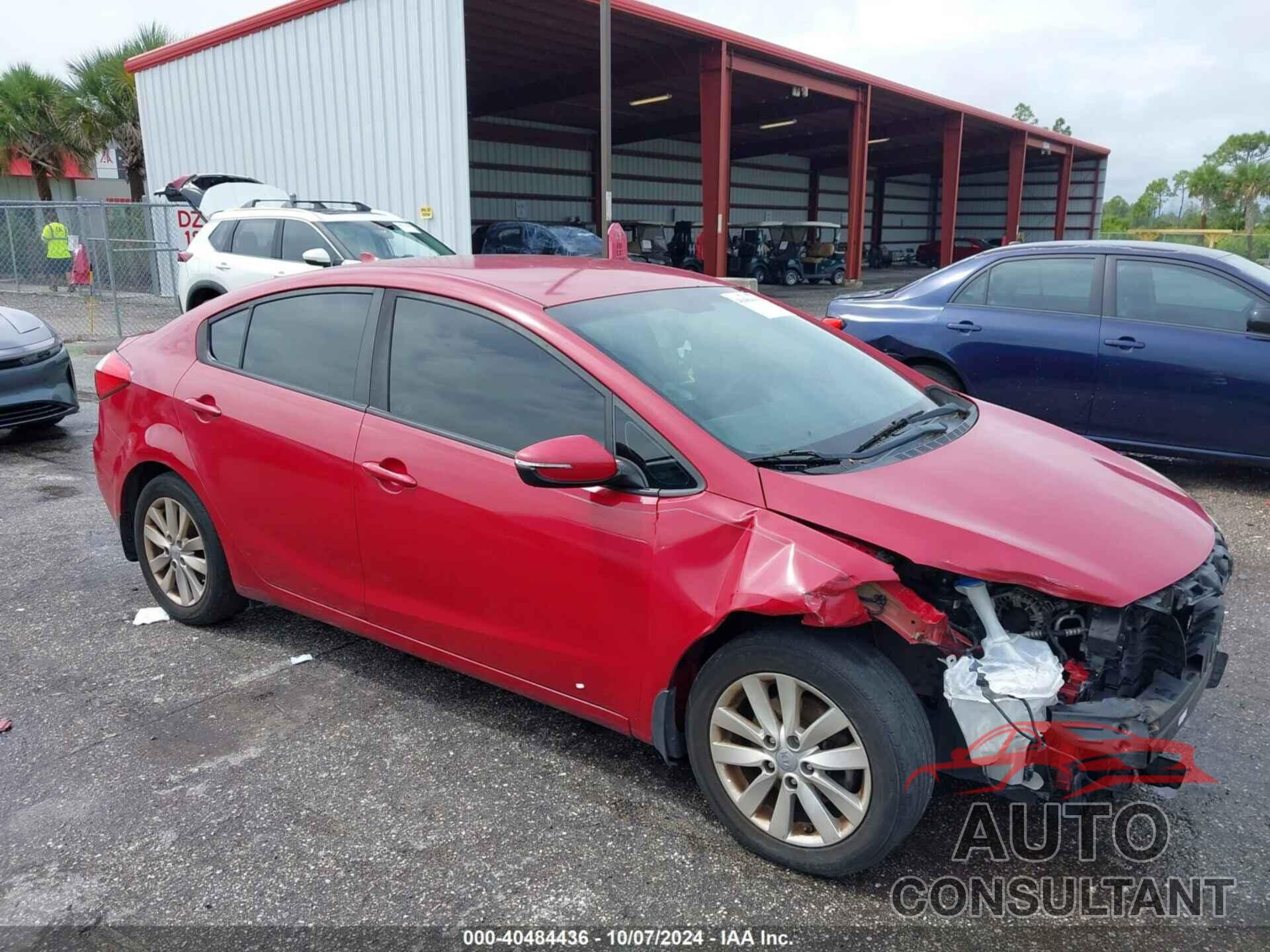 KIA FORTE 2016 - KNAFX4A64G5602295