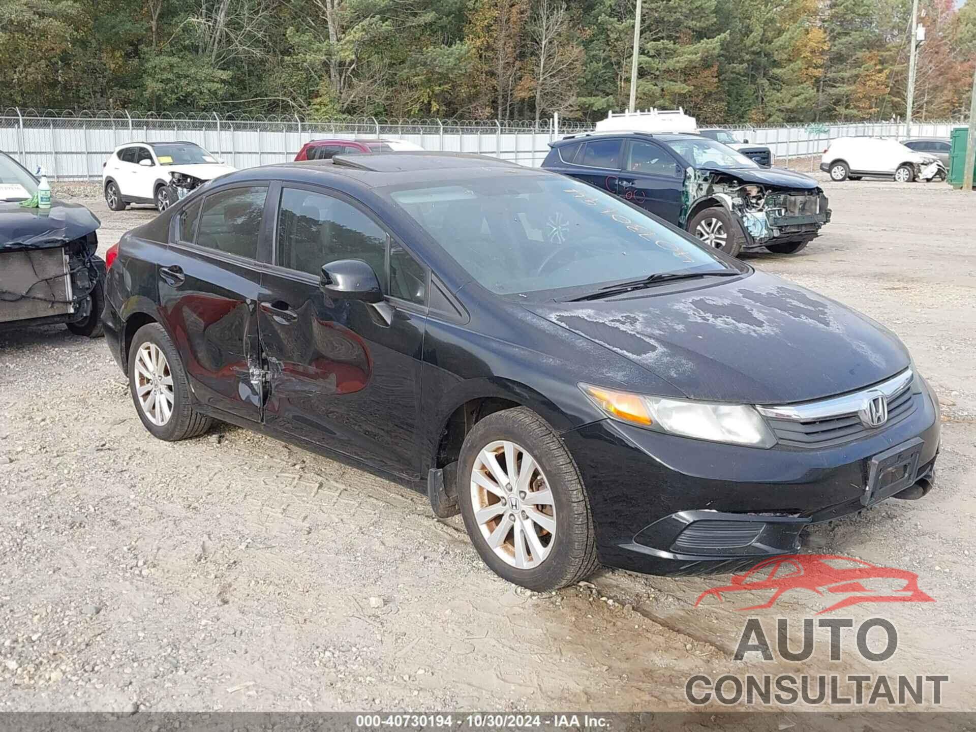 HONDA CIVIC 2012 - 2HGFB2F86CH511923