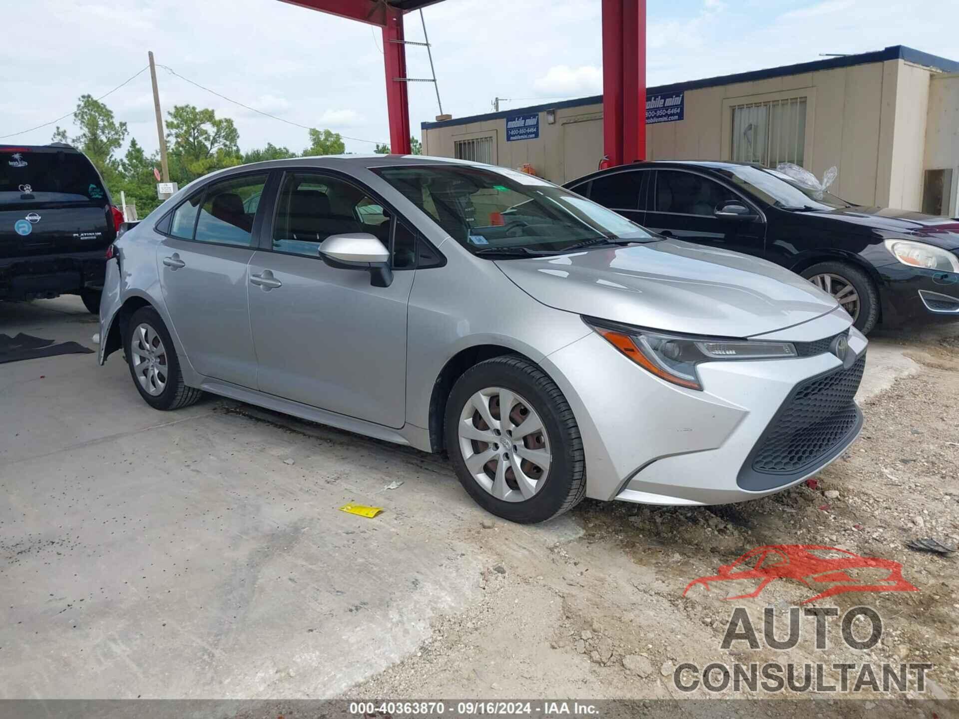 TOYOTA COROLLA 2020 - JTDEPRAE2LJ051160
