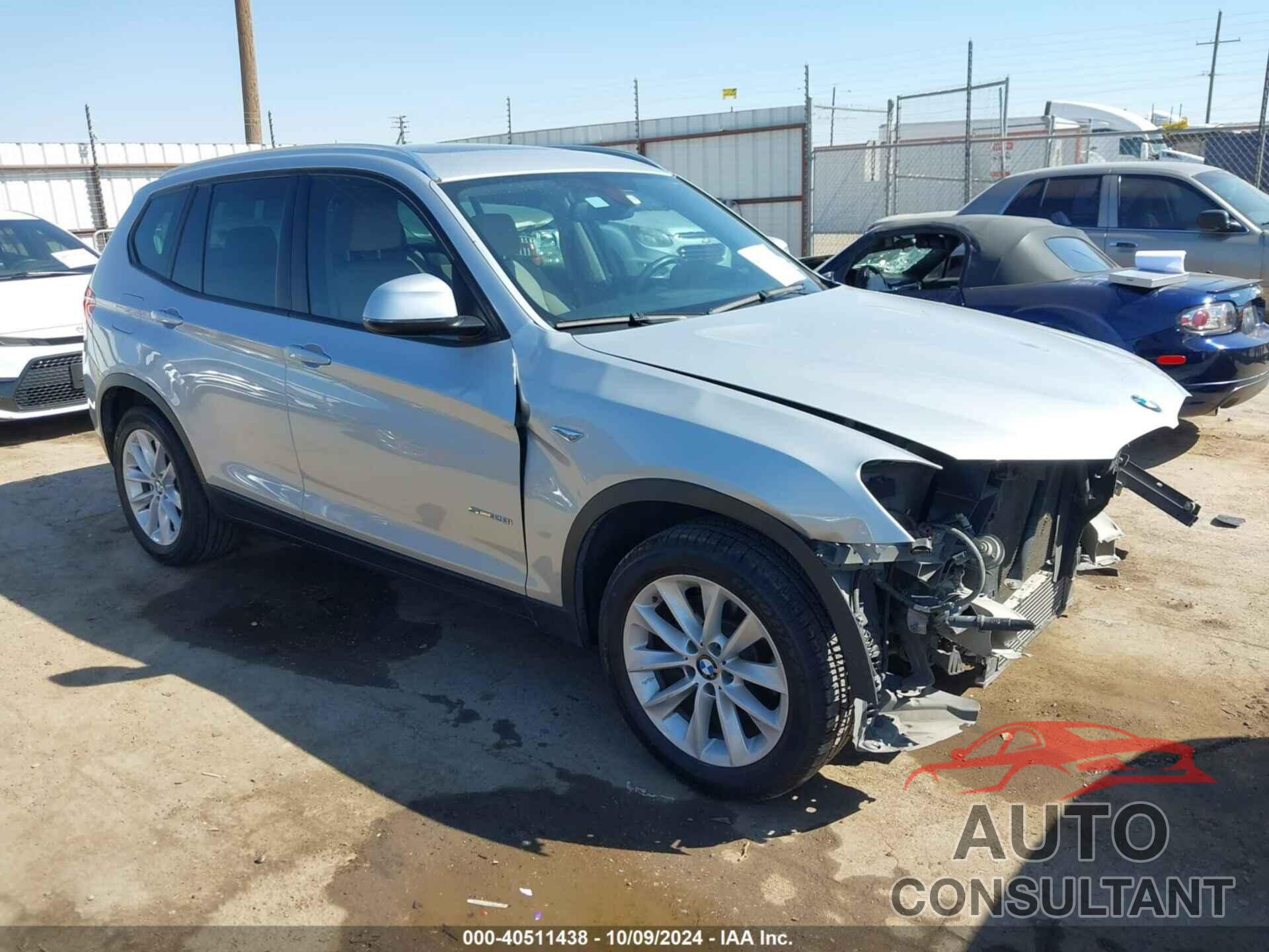 BMW X3 2017 - 5UXWZ7C35H0V91077