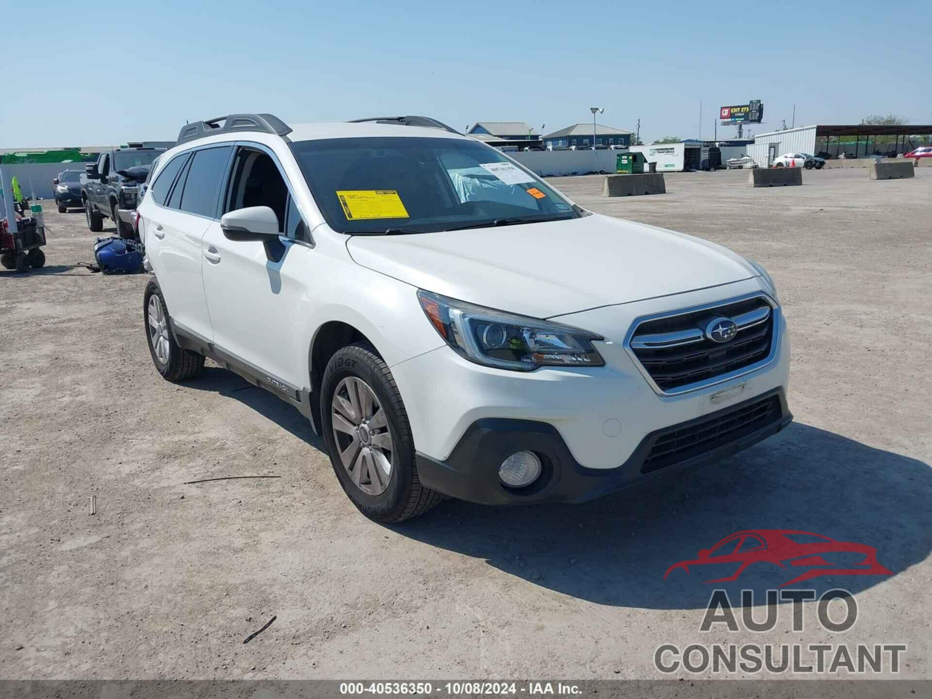 SUBARU OUTBACK 2018 - 4S4BSAFC0J3294604