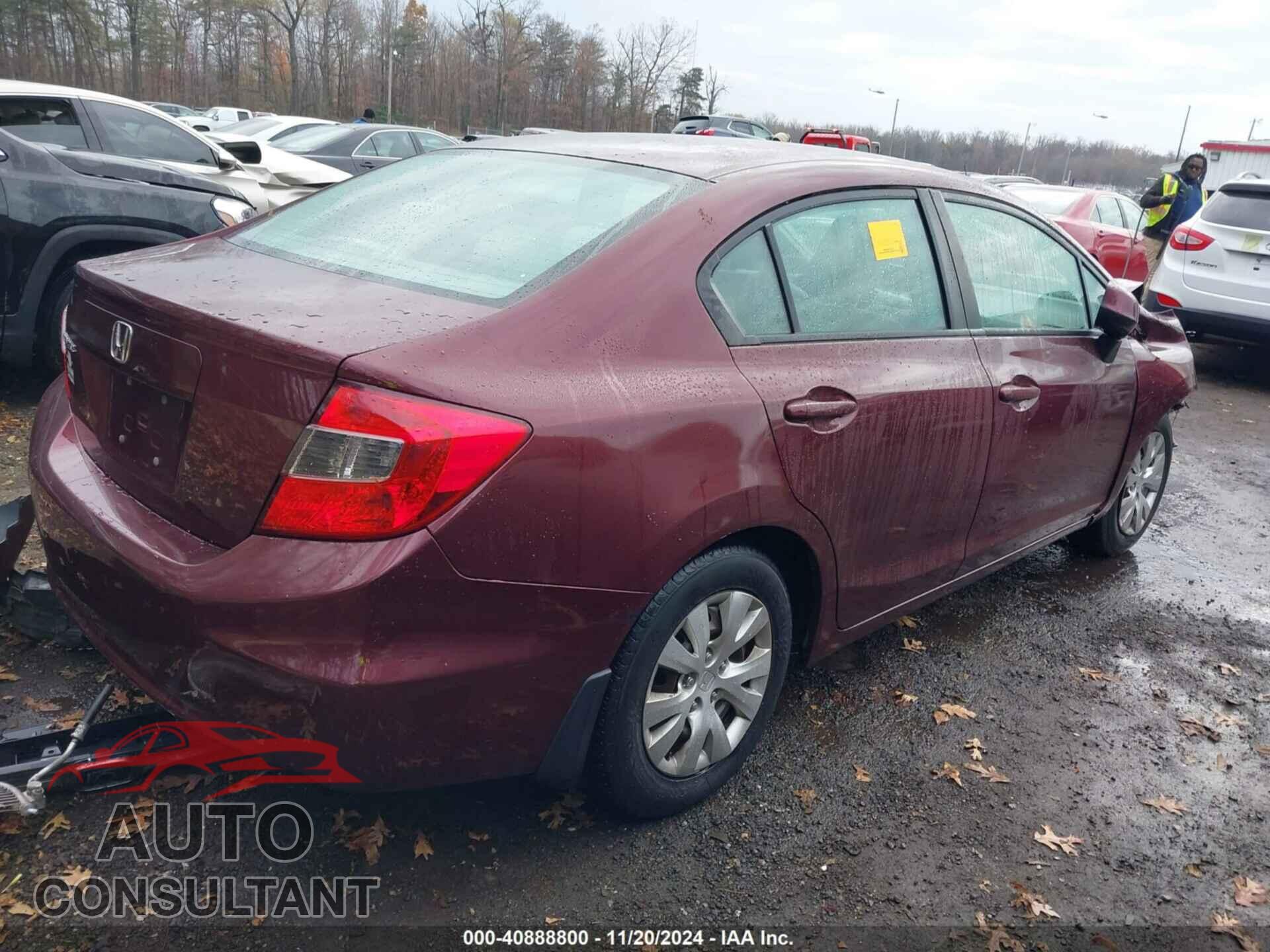 HONDA CIVIC 2012 - 2HGFB2F5XCH586646