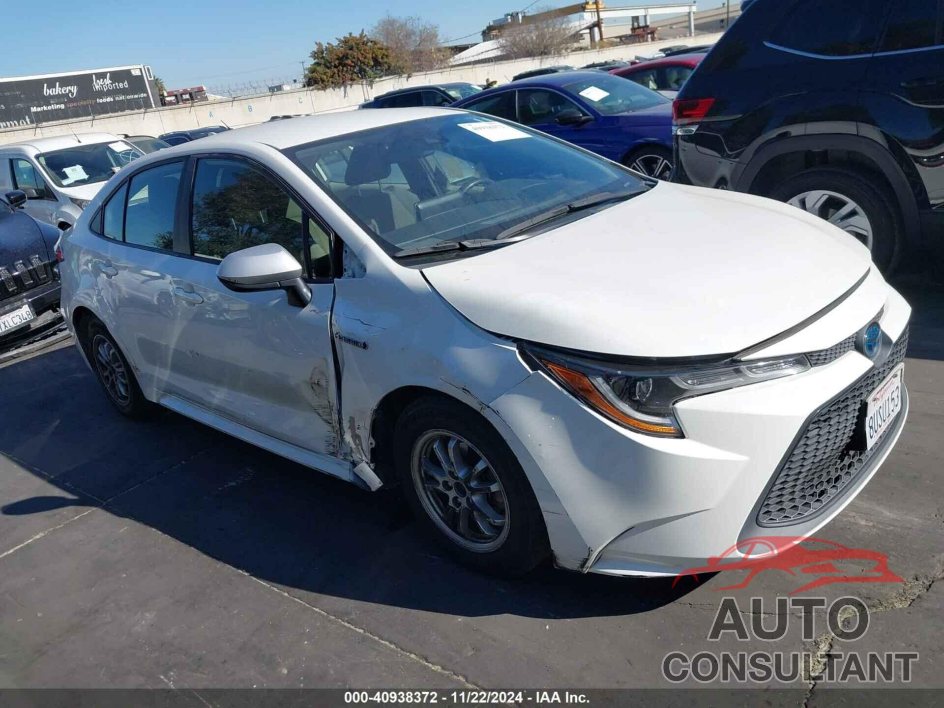 TOYOTA COROLLA 2021 - JTDEAMDE6MJ000827