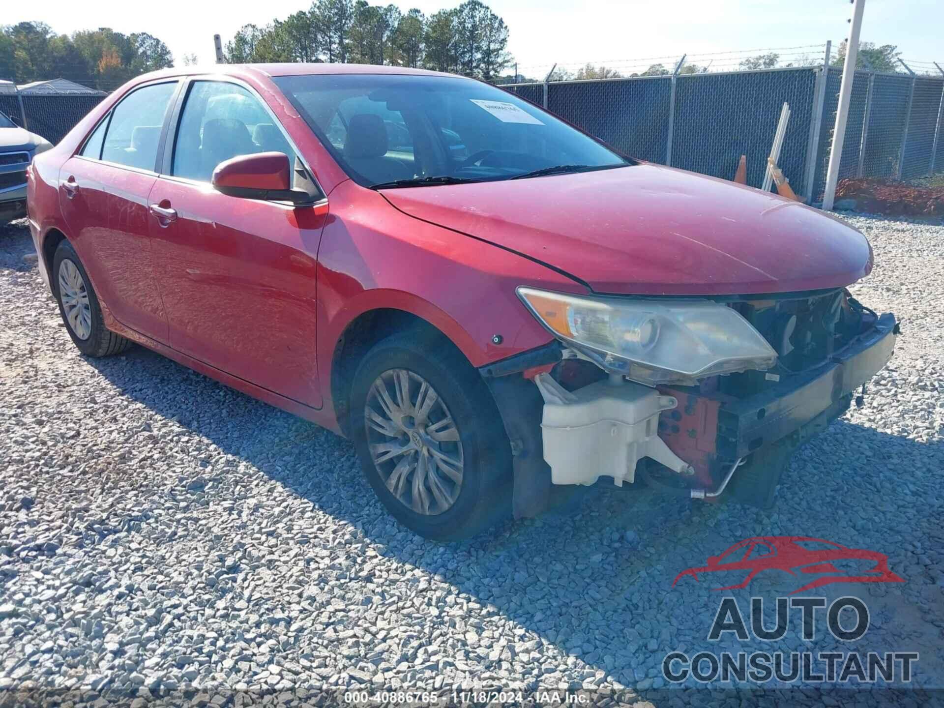 TOYOTA CAMRY 2013 - 4T4BF1FK1DR289721