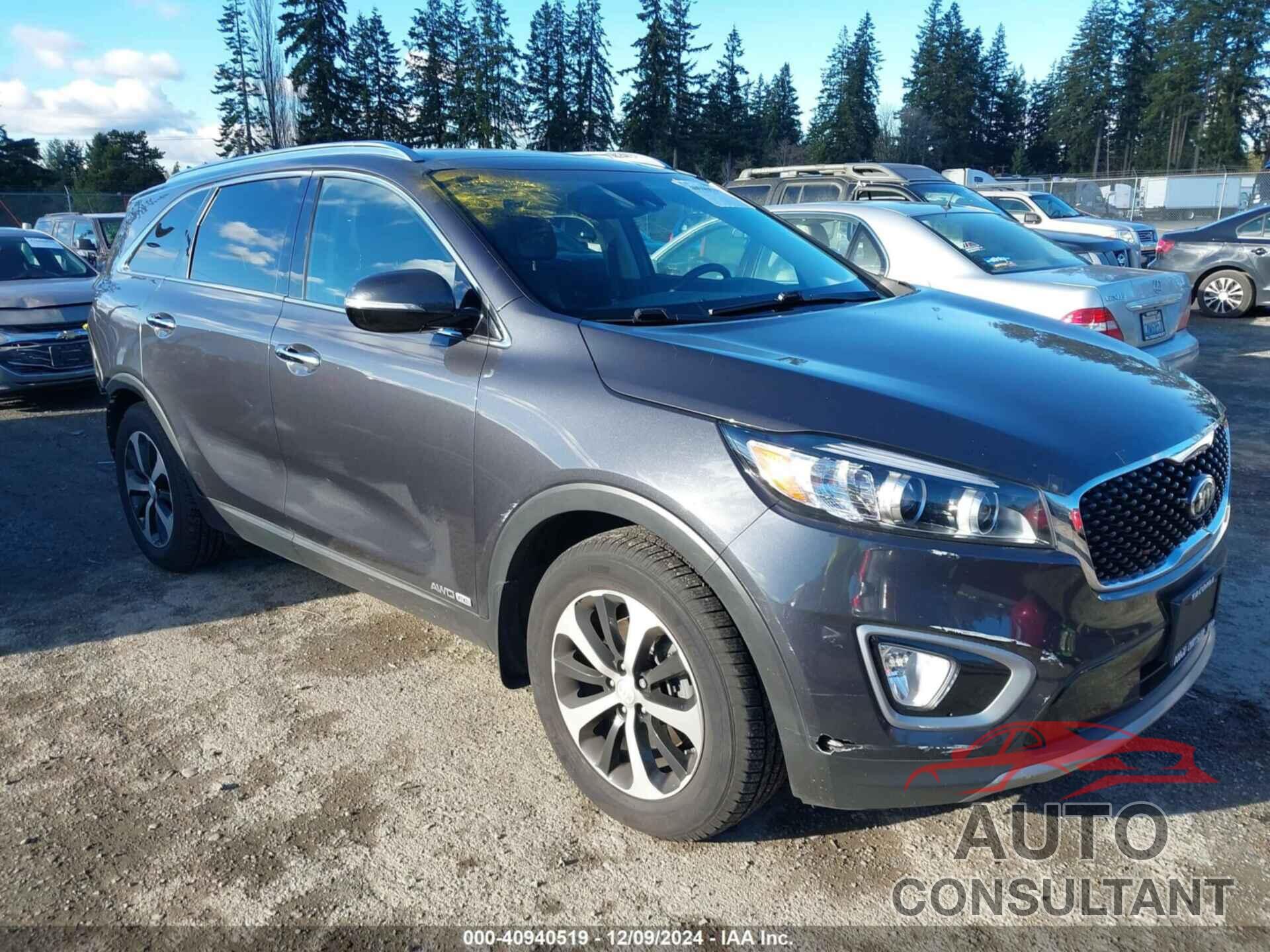 KIA SORENTO 2017 - 5XYPHDA59HG300263