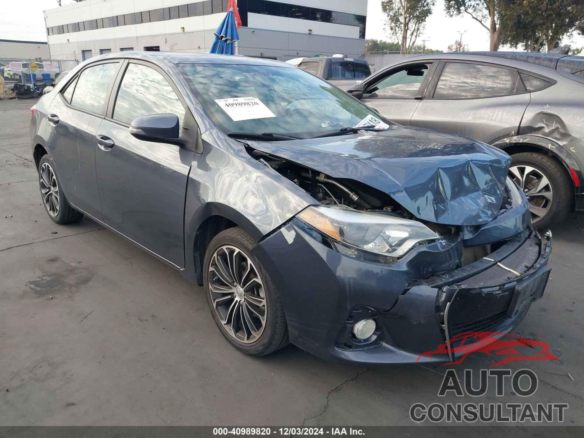 TOYOTA COROLLA 2016 - 5YFBURHE1GP513033