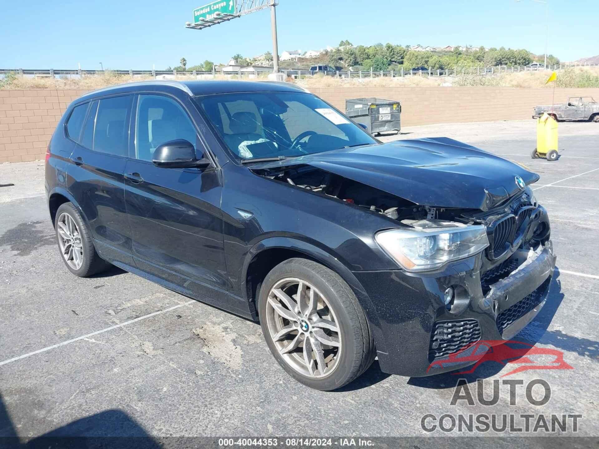 BMW X3 2016 - 5UXWZ7C58G0R31967