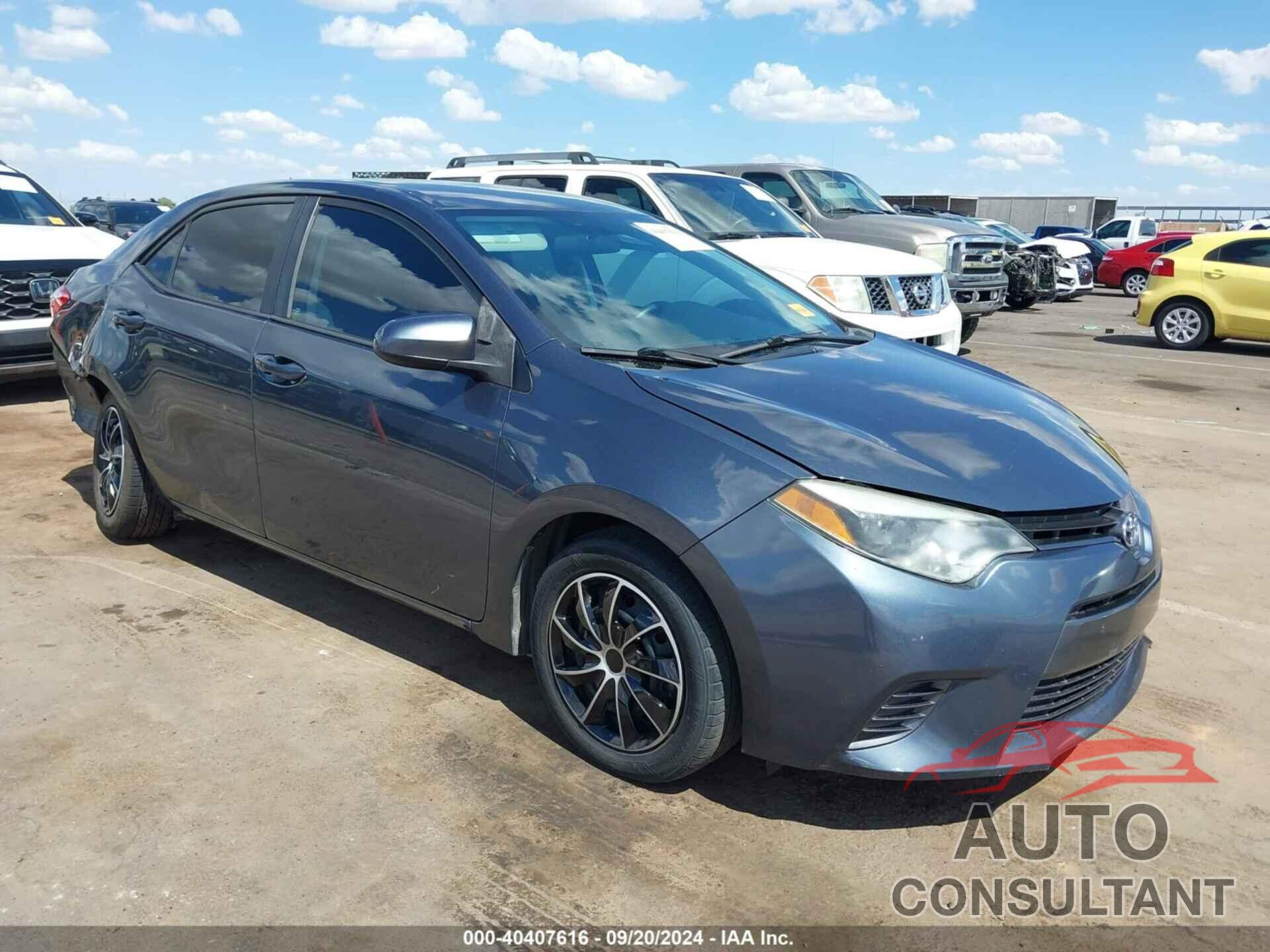 TOYOTA COROLLA 2016 - 2T1BURHE9GC707678