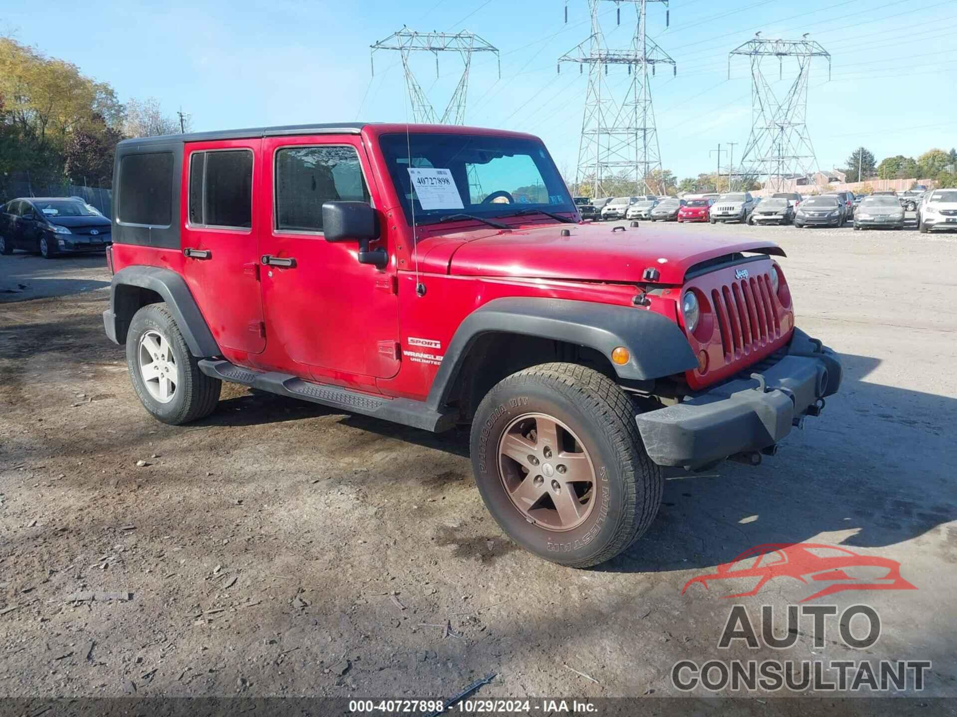 JEEP WRANGLER UNLIMITED 2011 - 1J4HA3H16BL575472