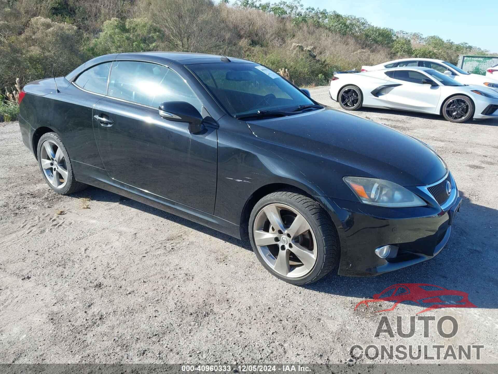 LEXUS IS 250C 2011 - JTHFF2C20B2519878