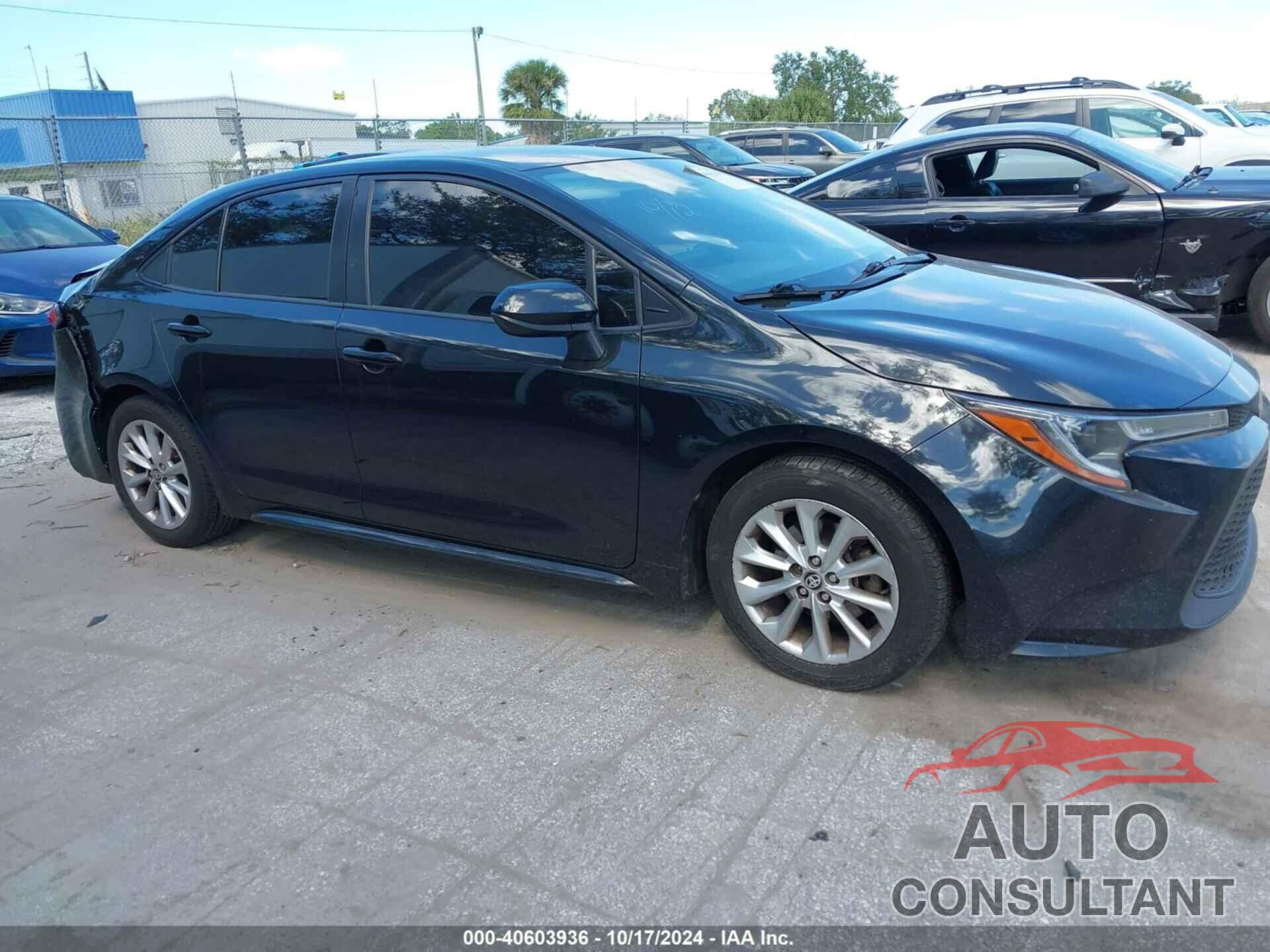 TOYOTA COROLLA 2020 - JTDVPRAEXLJ113047