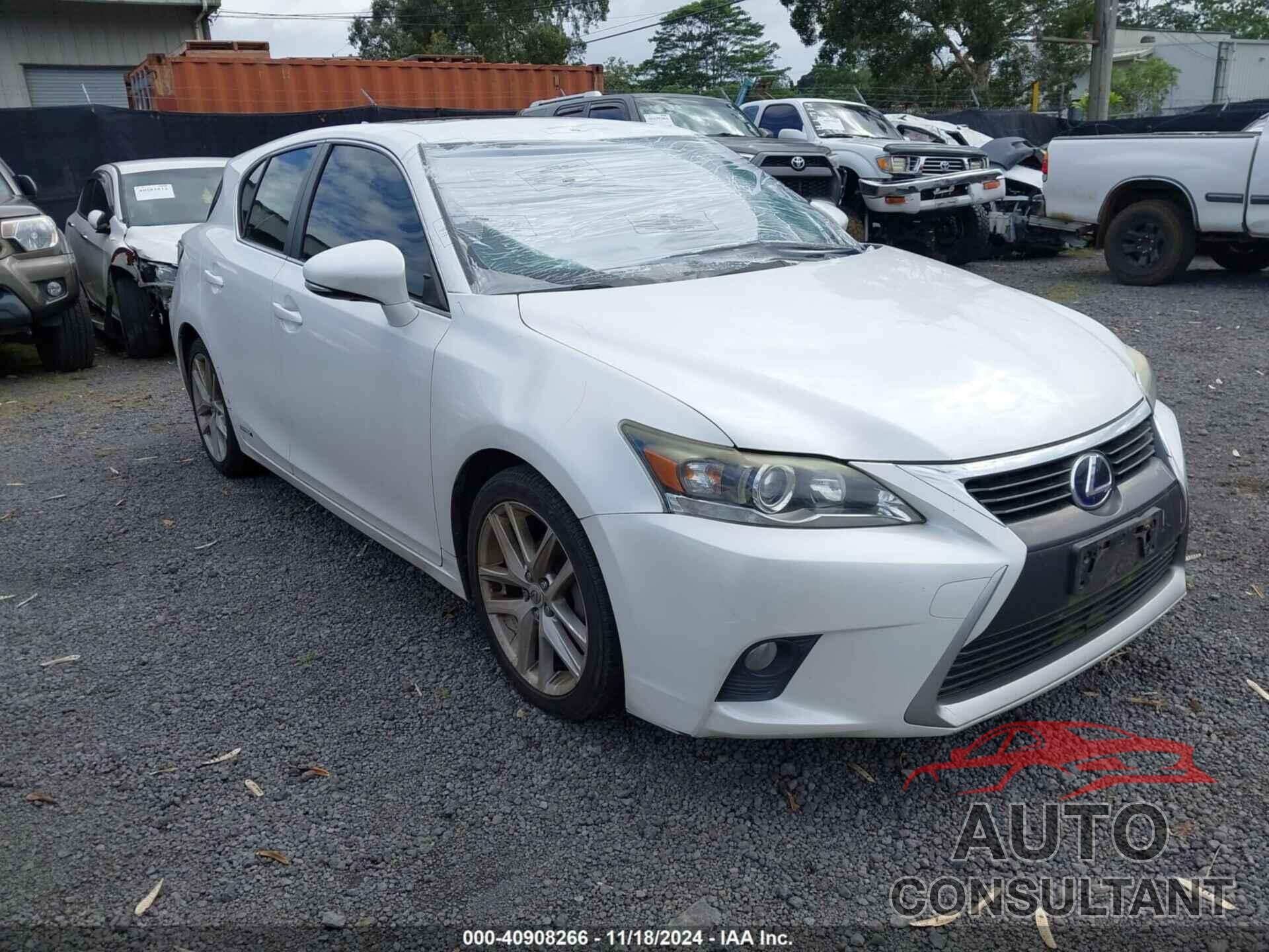 LEXUS CT 200H 2015 - JTHKD5BH1F2247388