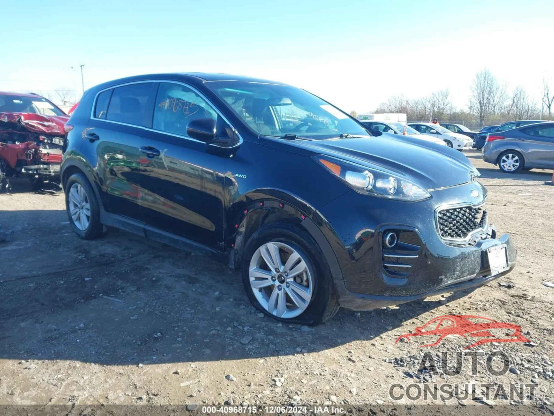 KIA SPORTAGE 2017 - KNDPMCAC7H7267281