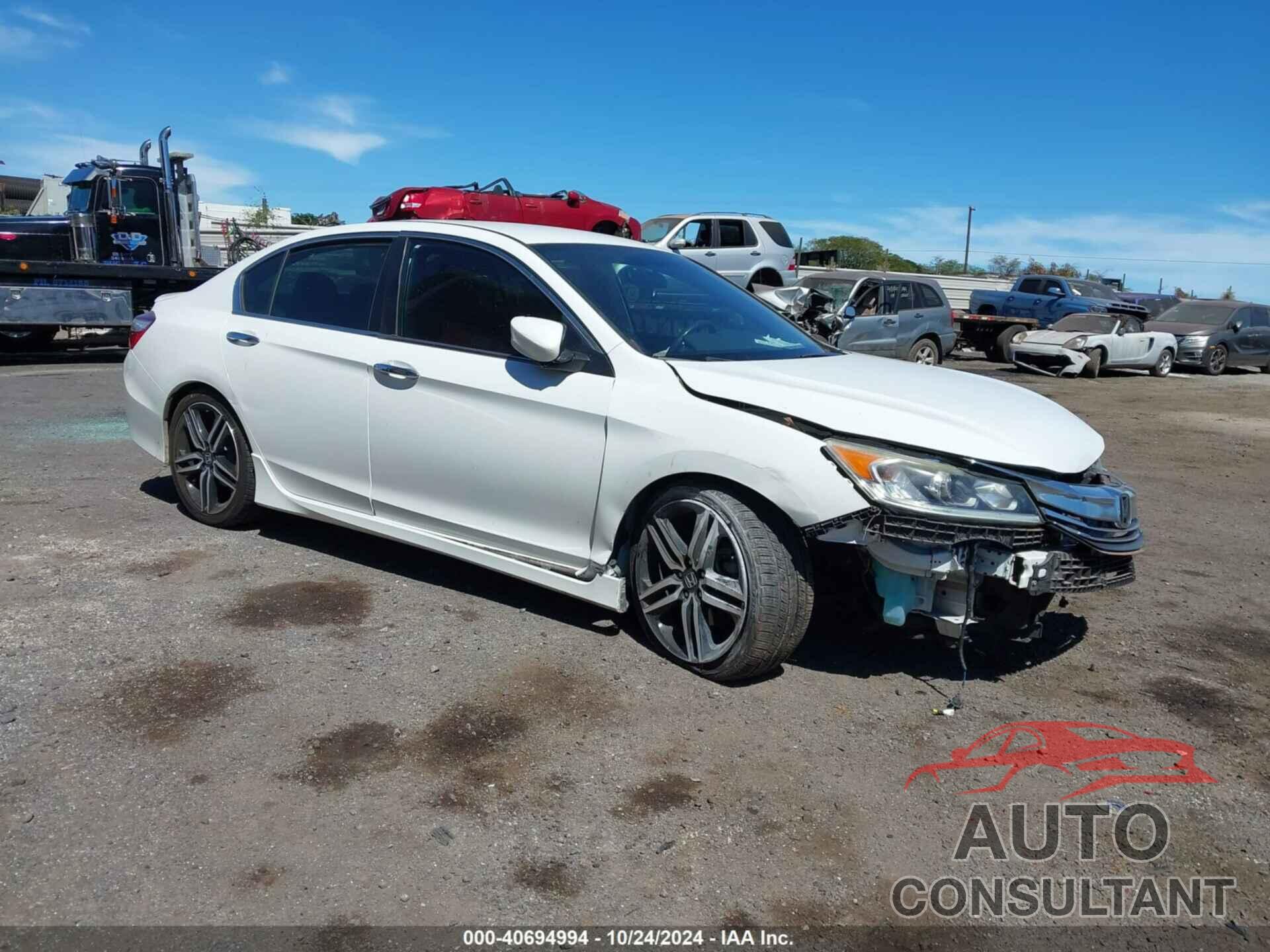 HONDA ACCORD 2017 - 1HGCR2F57HA201709