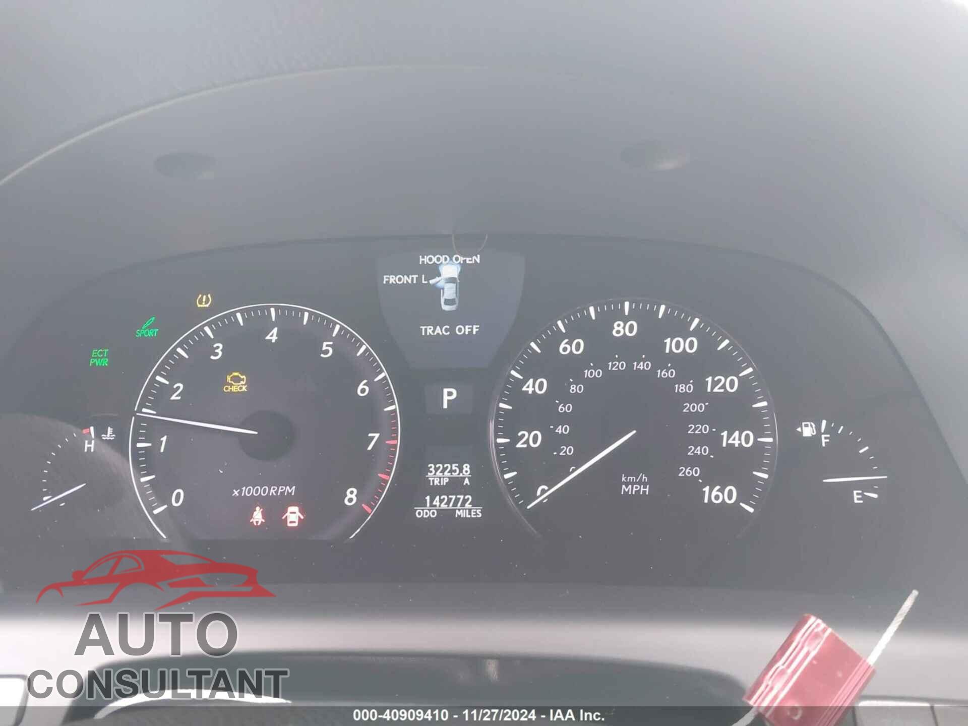LEXUS LS 460 2012 - JTHDL5EF6C5004661