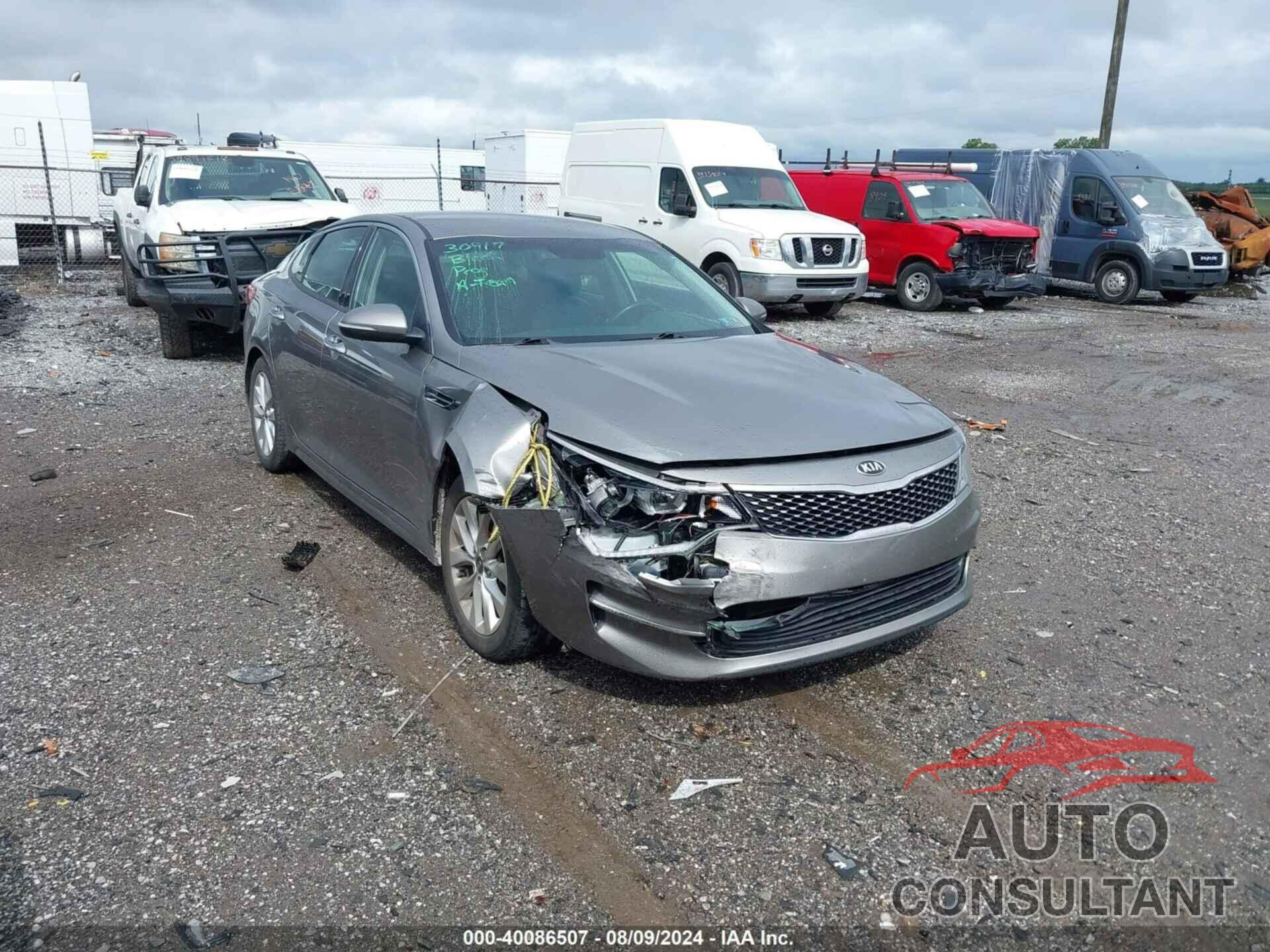 KIA OPTIMA 2018 - 5XXGU4L39JG270831