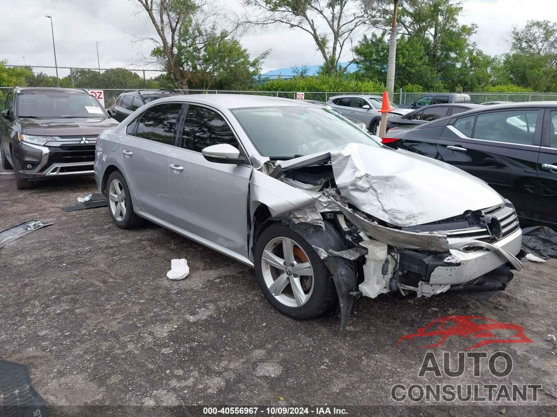 VOLKSWAGEN PASSAT 2012 - 1VWBP7A38CC074580