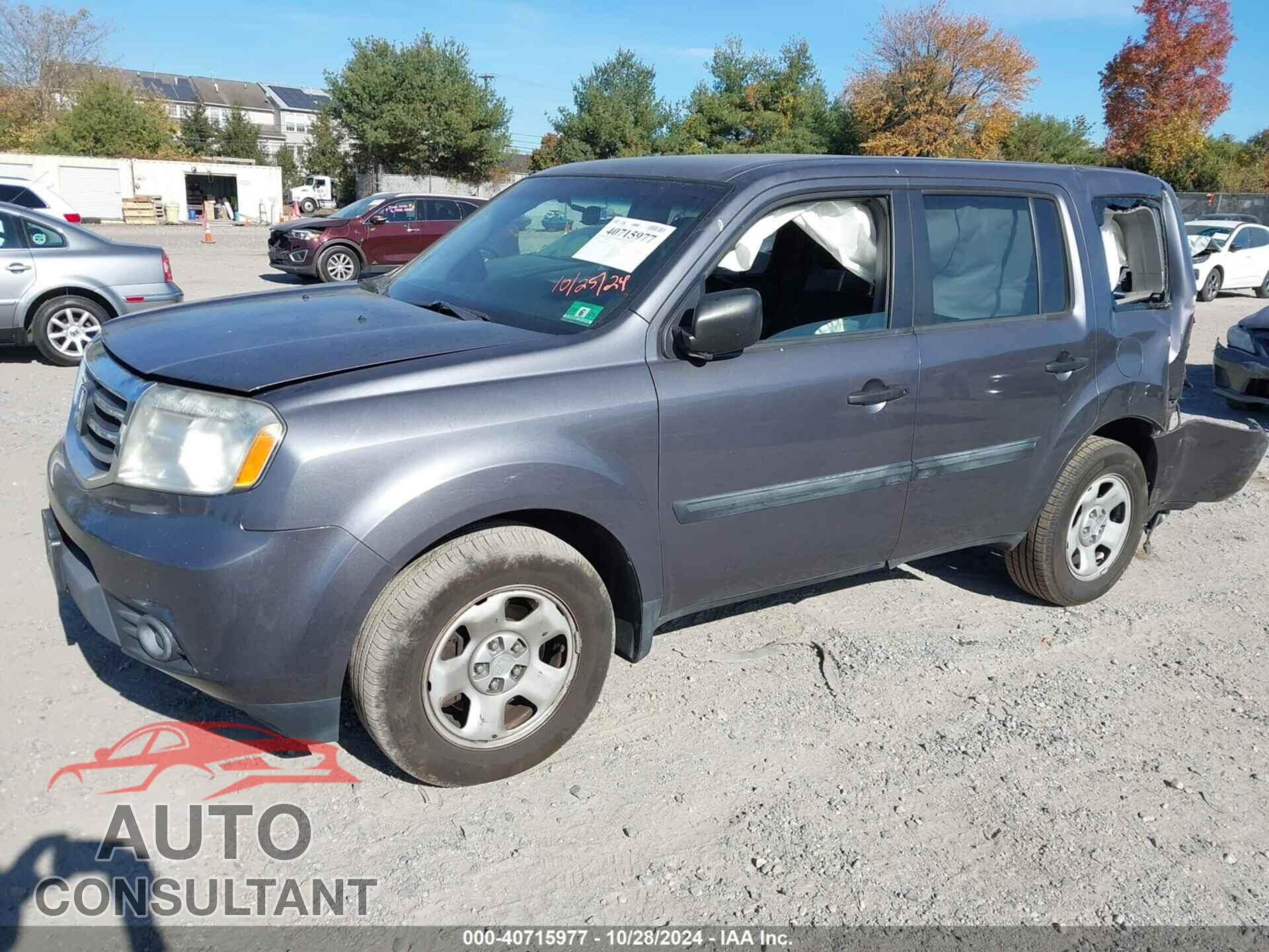 HONDA PILOT 2014 - 5FNYF4H24EB017066