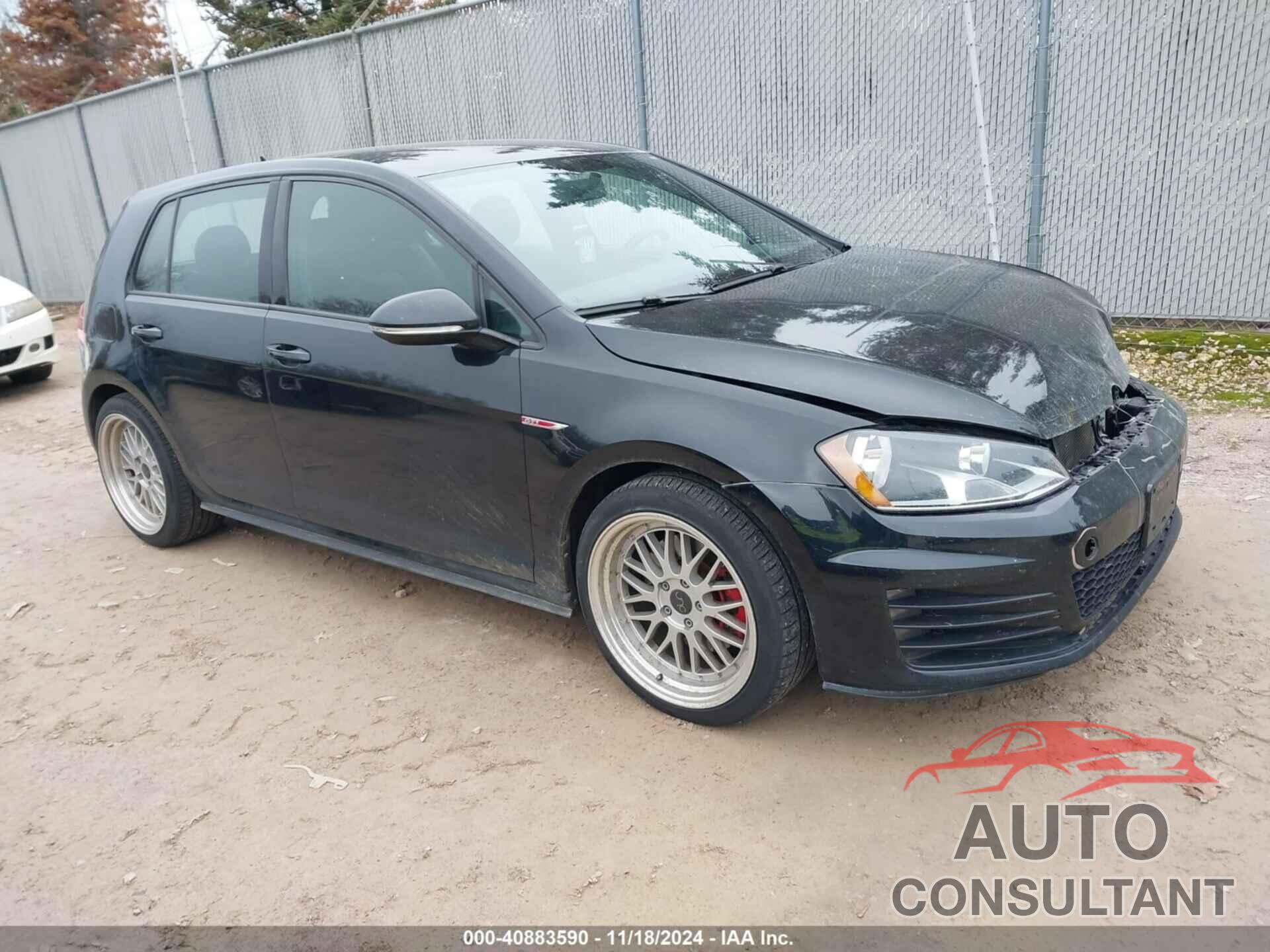 VOLKSWAGEN GOLF GTI 2017 - 3VW5T7AU0HM057800