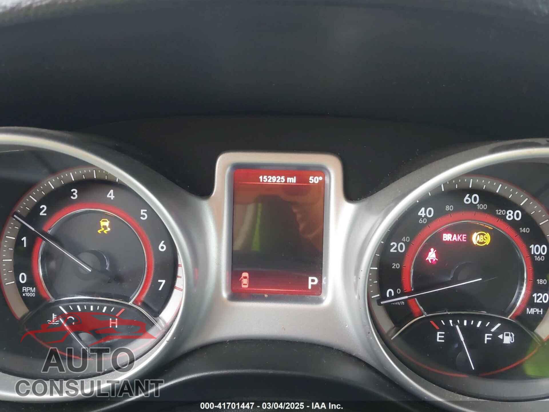 DODGE JOURNEY 2012 - 3C4PDCAB7CT205049