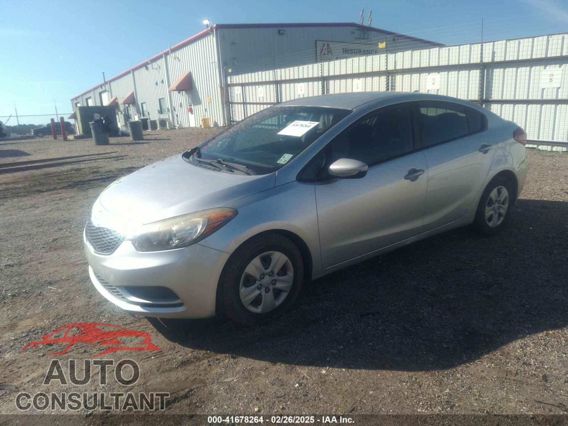 KIA FORTE 2014 - KNAFK4A63E5145233
