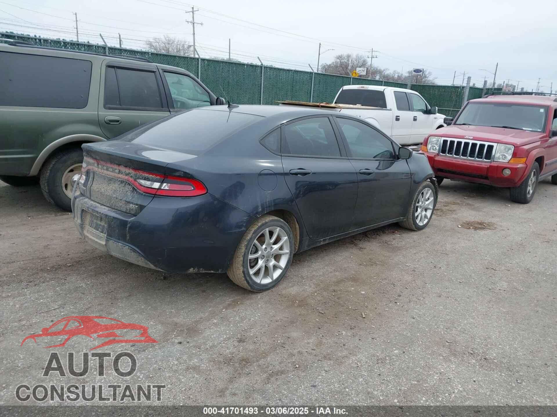 DODGE DART 2013 - 1C3CDFBA2DD270604
