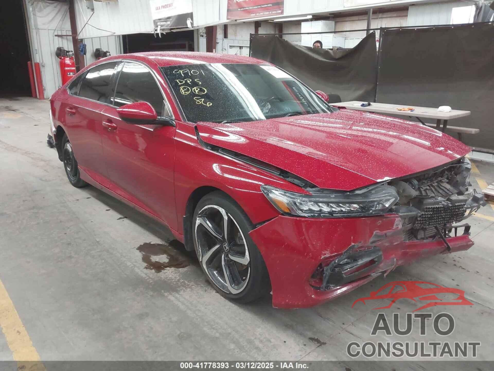 HONDA ACCORD 2019 - 1HGCV1F32KA165617