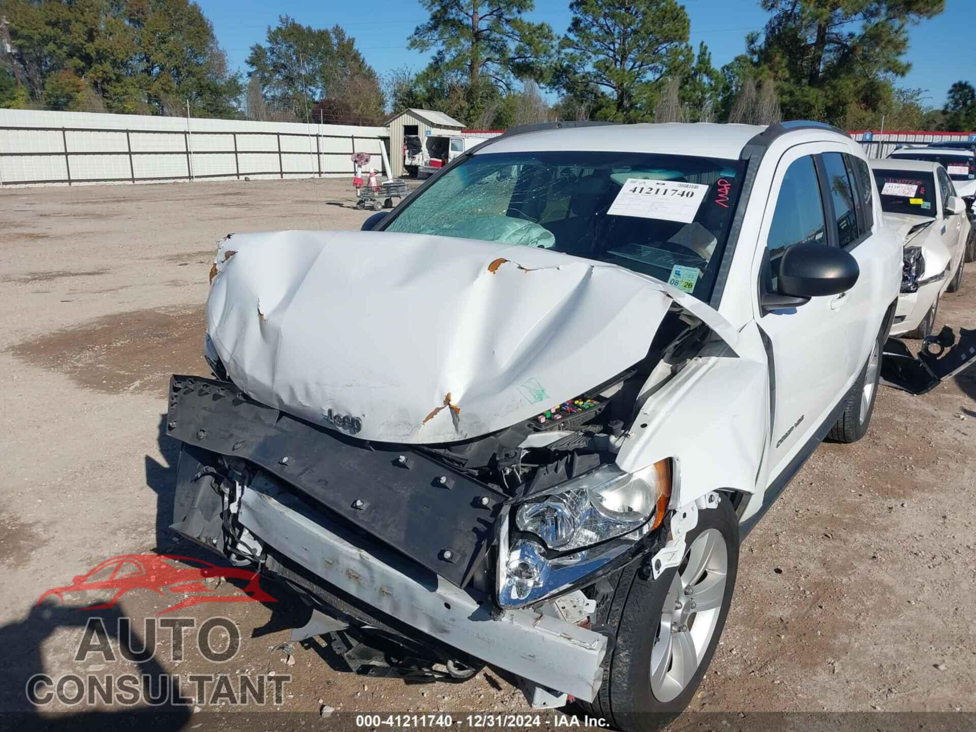 JEEP COMPASS 2012 - 1C4NJCBAXCD553813