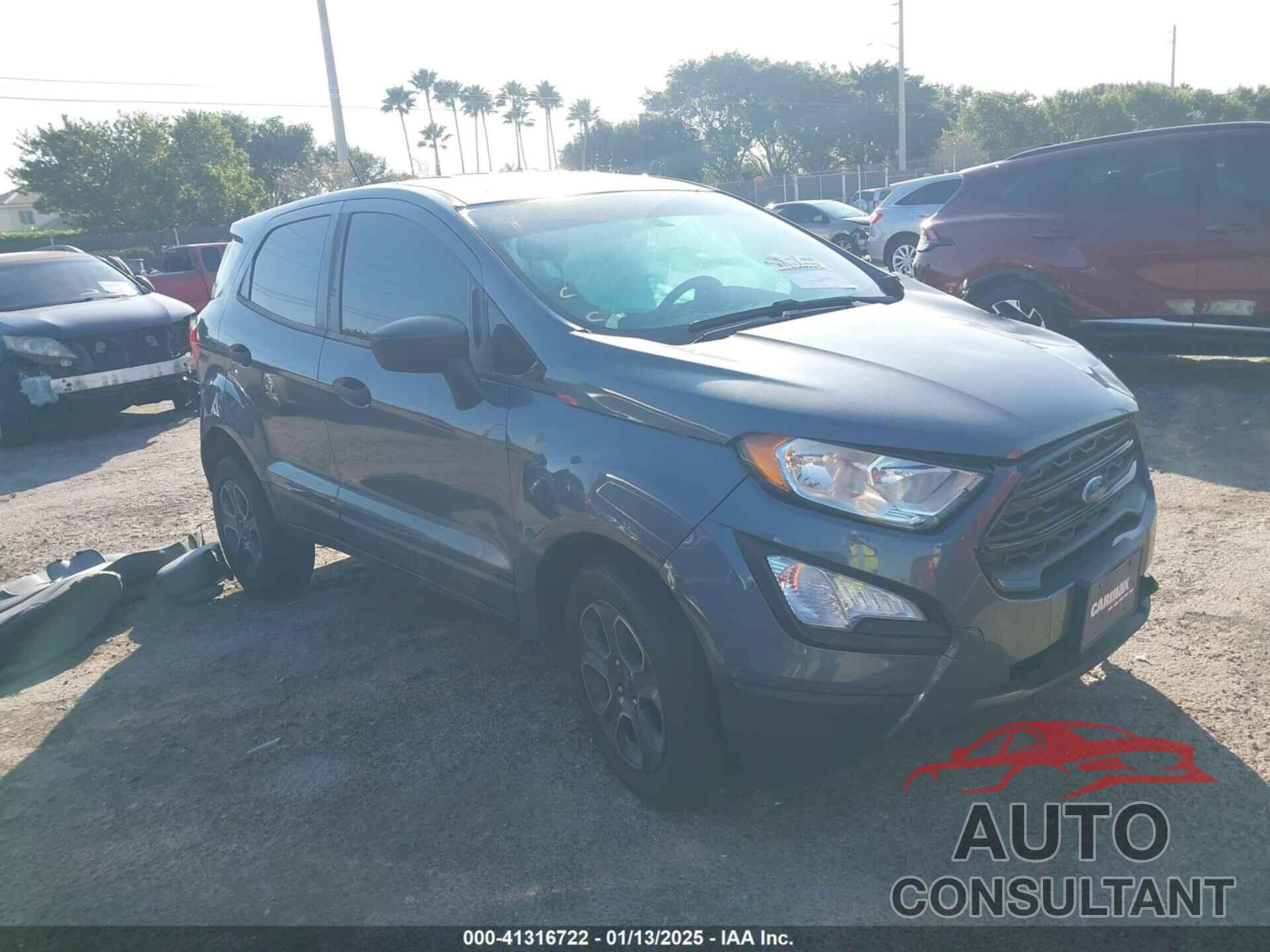 FORD ECOSPORT 2019 - MAJ6S3FL4KC300963