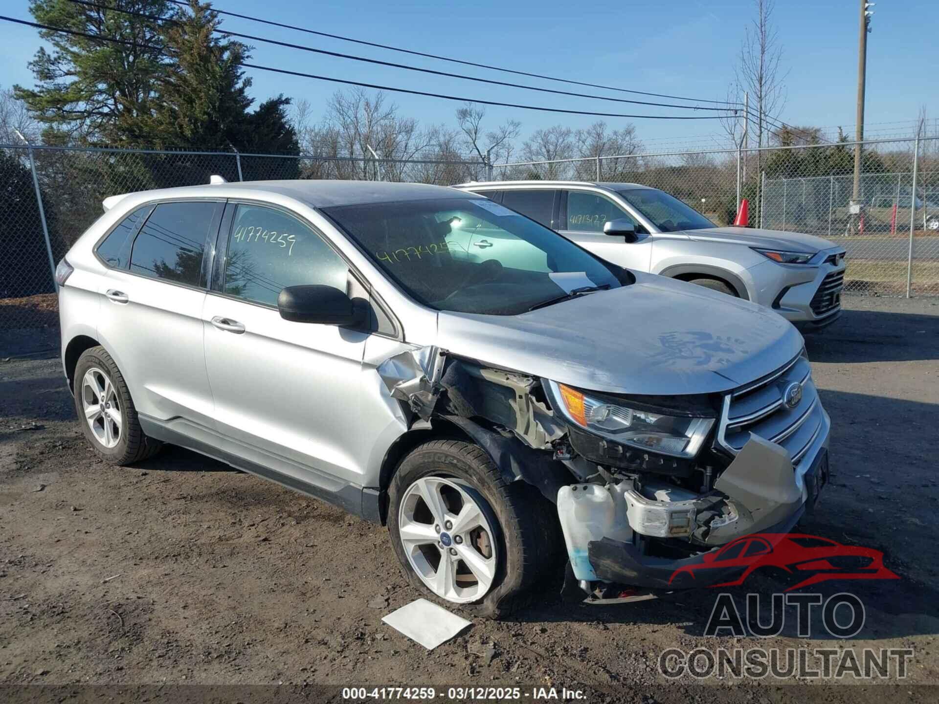 FORD EDGE 2015 - 2FMTK3G89FBC01757