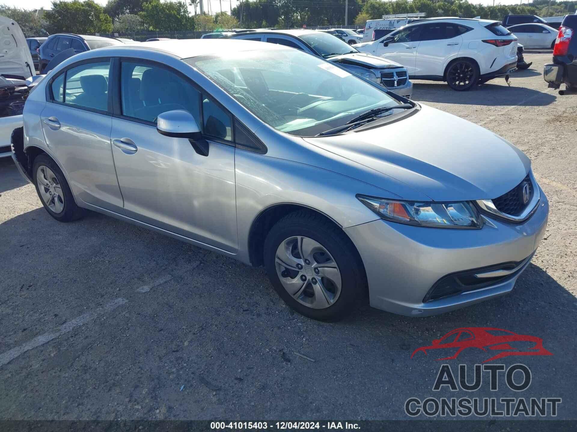 HONDA CIVIC 2013 - 19XFB2F50DE076057