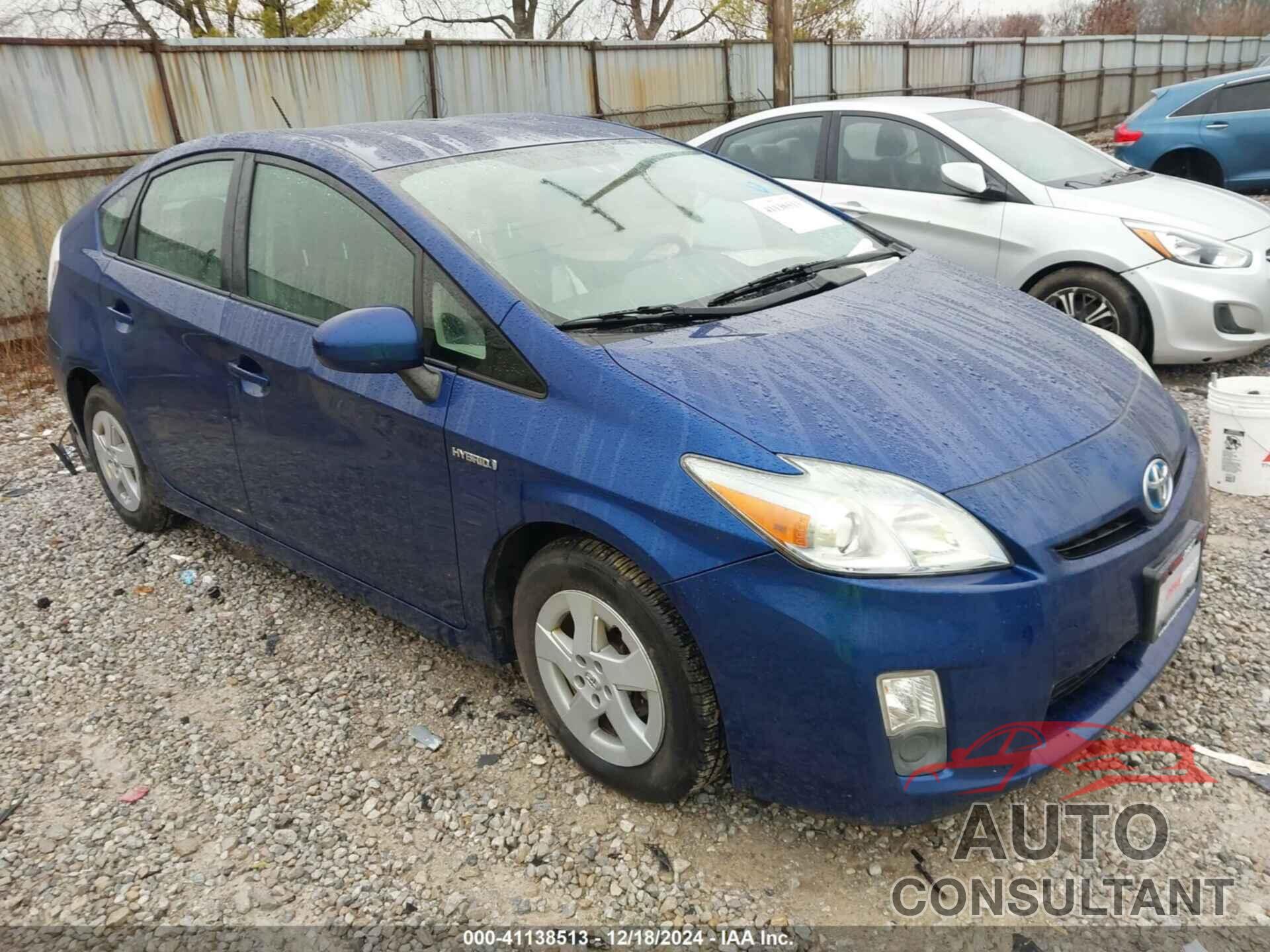 TOYOTA PRIUS 2011 - JTDKN3DU8B0321909