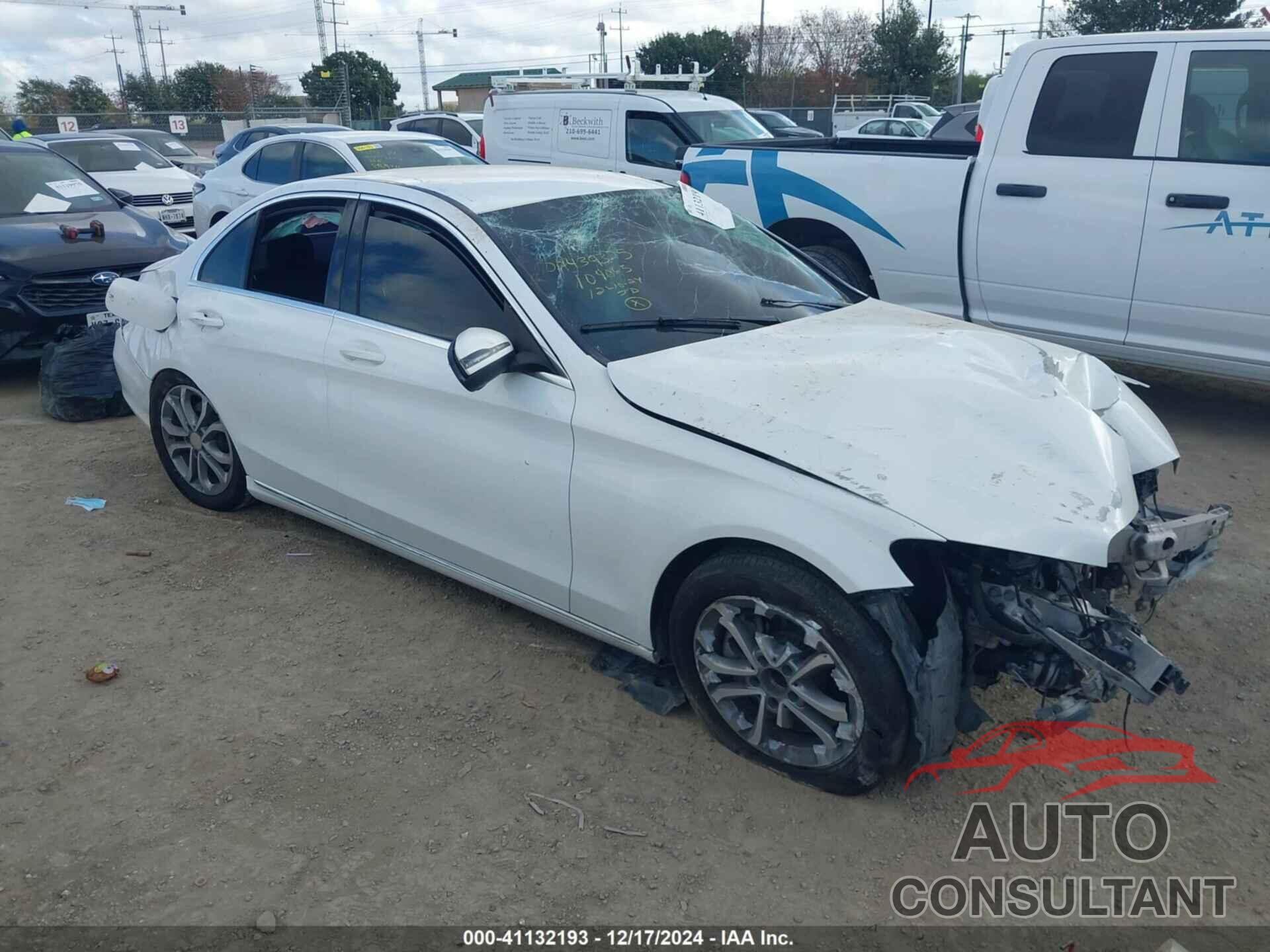 MERCEDES-BENZ C 300 2016 - 55SWF4JB6GU104065