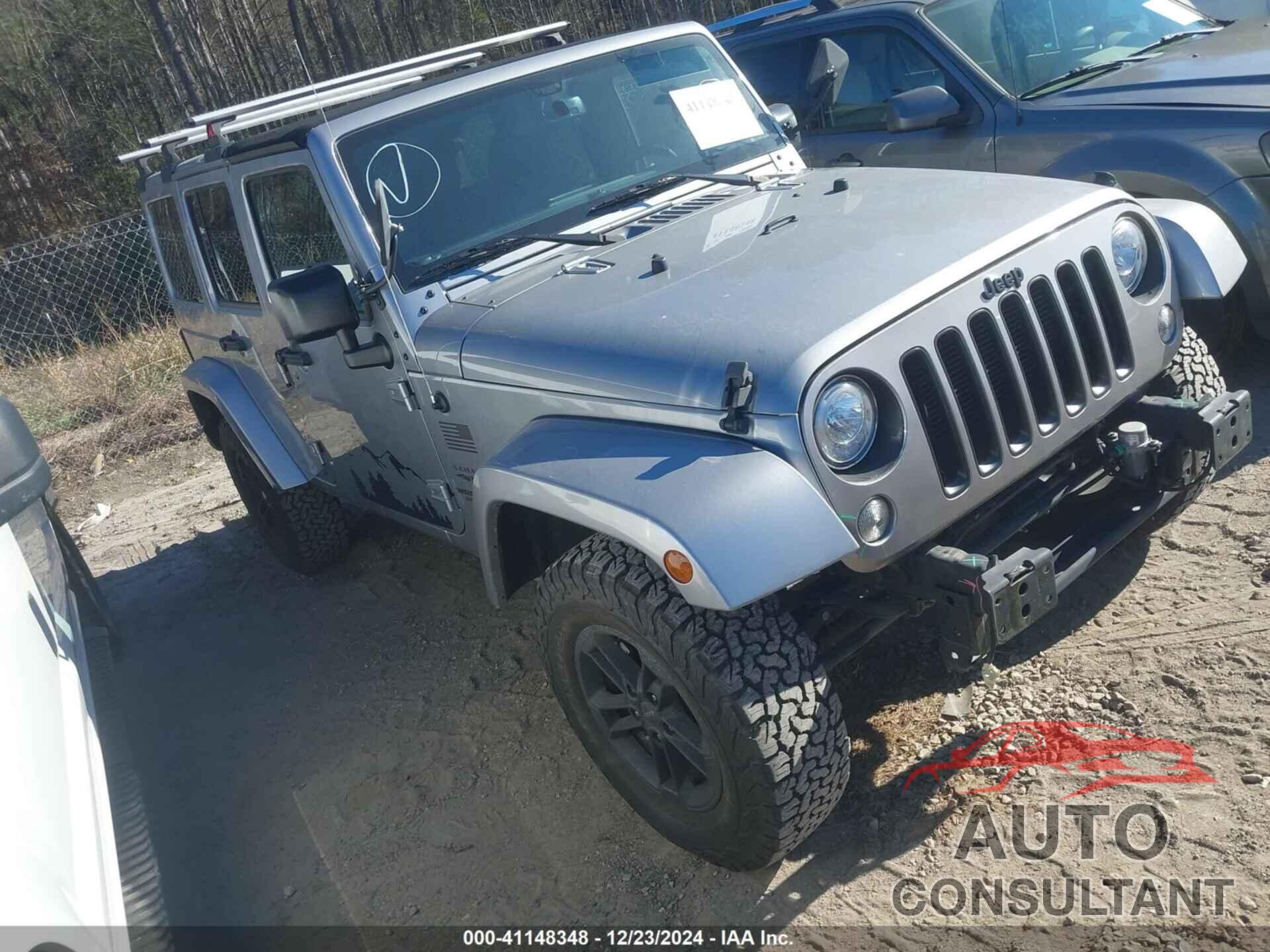 JEEP WRANGLER UNLIMITED 2017 - 1C4BJWEG0HL603314