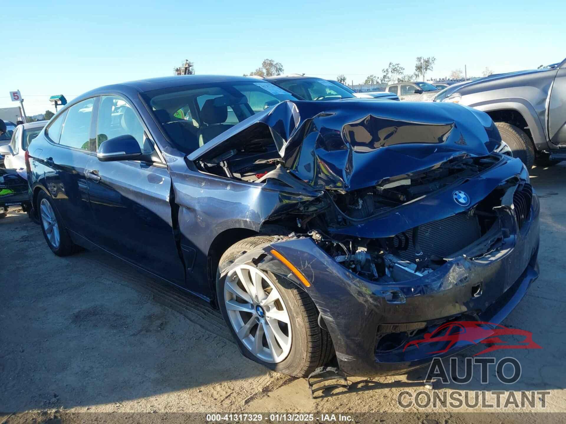 BMW 328I GRAN TURISMO 2014 - WBA3X5C5XED559128