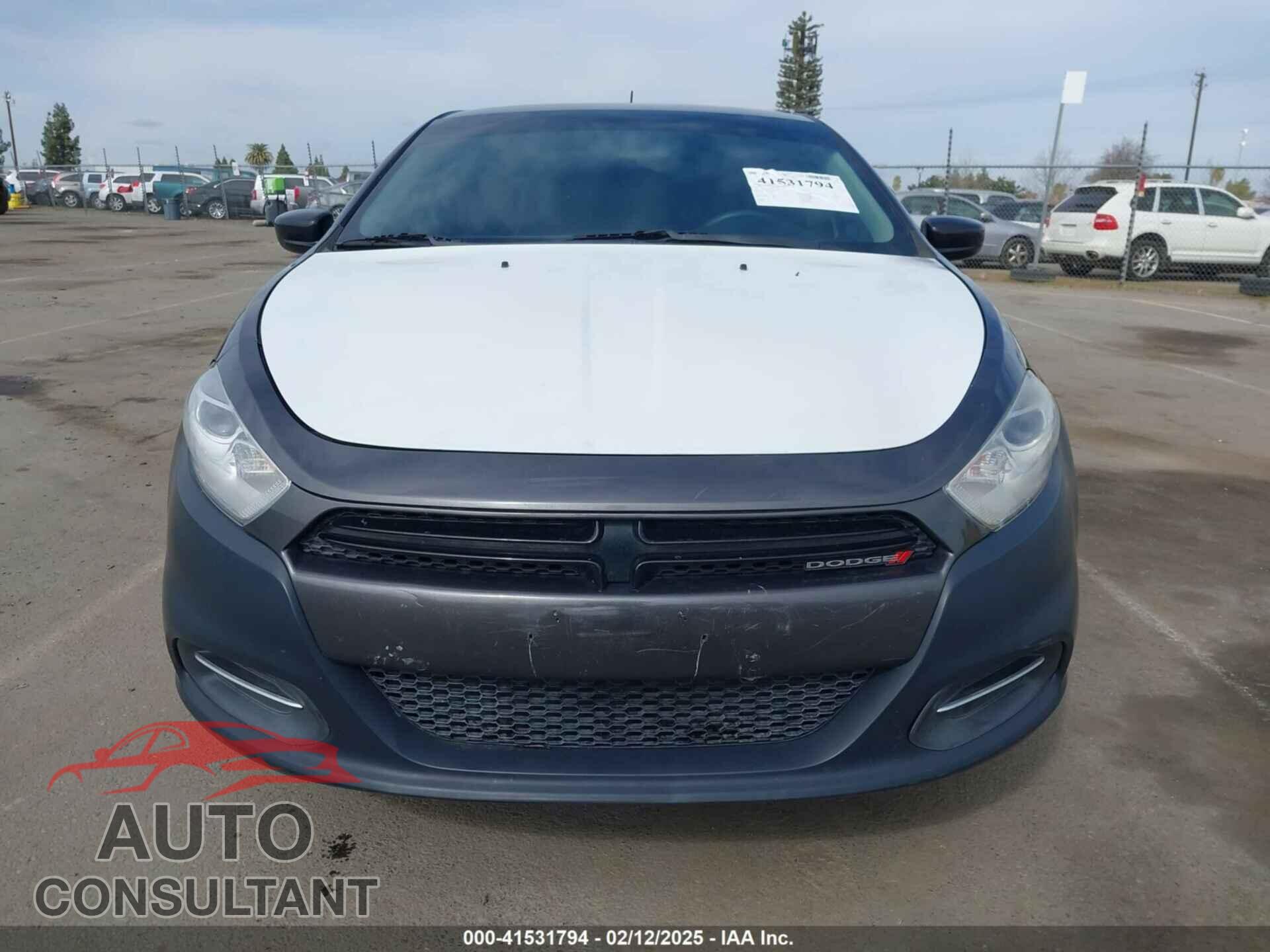 DODGE DART 2015 - 1C3CDFAA2FD311611