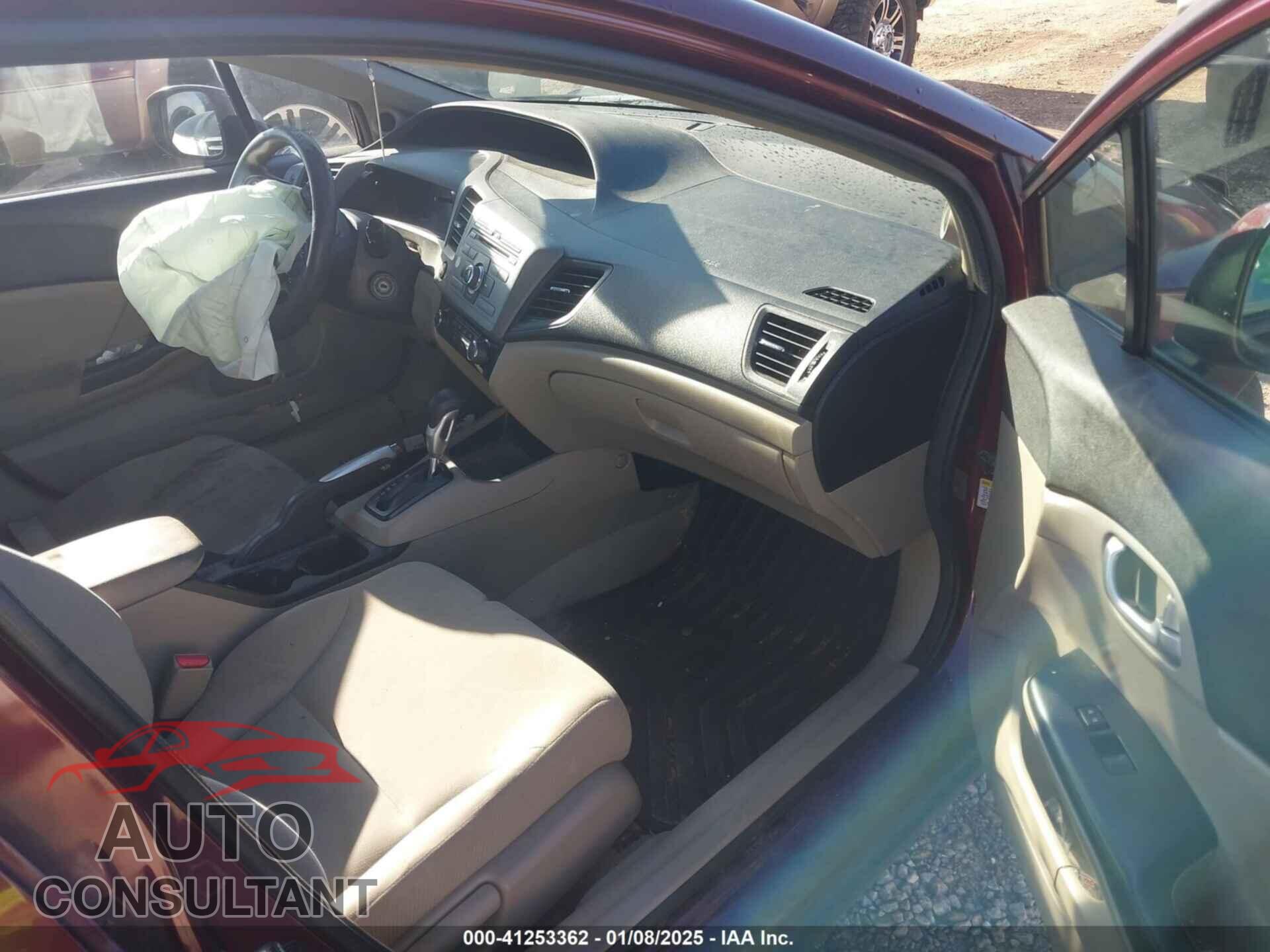 HONDA CIVIC 2012 - 2HGFB2F8XCH600913