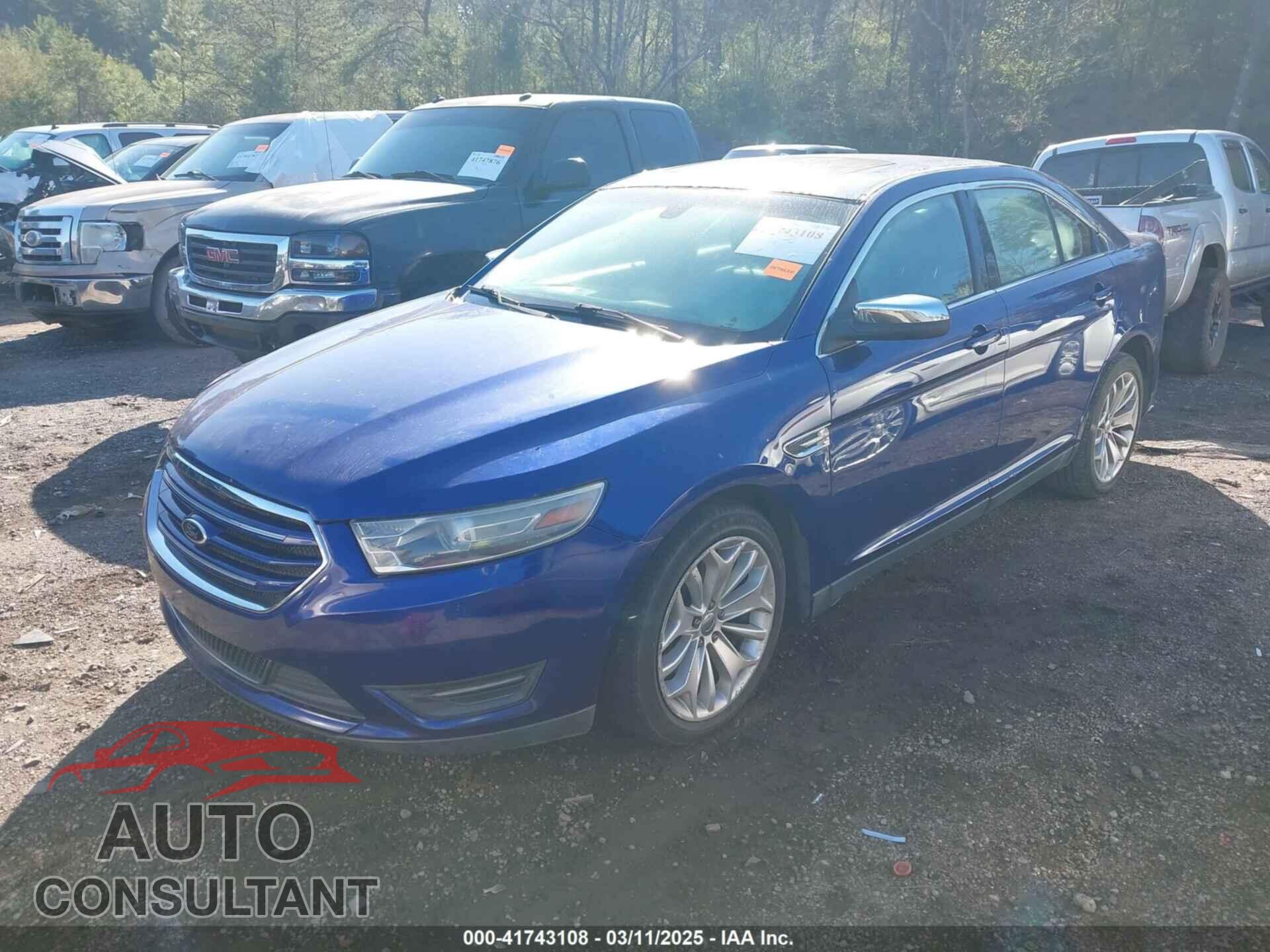 FORD TAURUS 2013 - 1FAHP2F8XDG123962