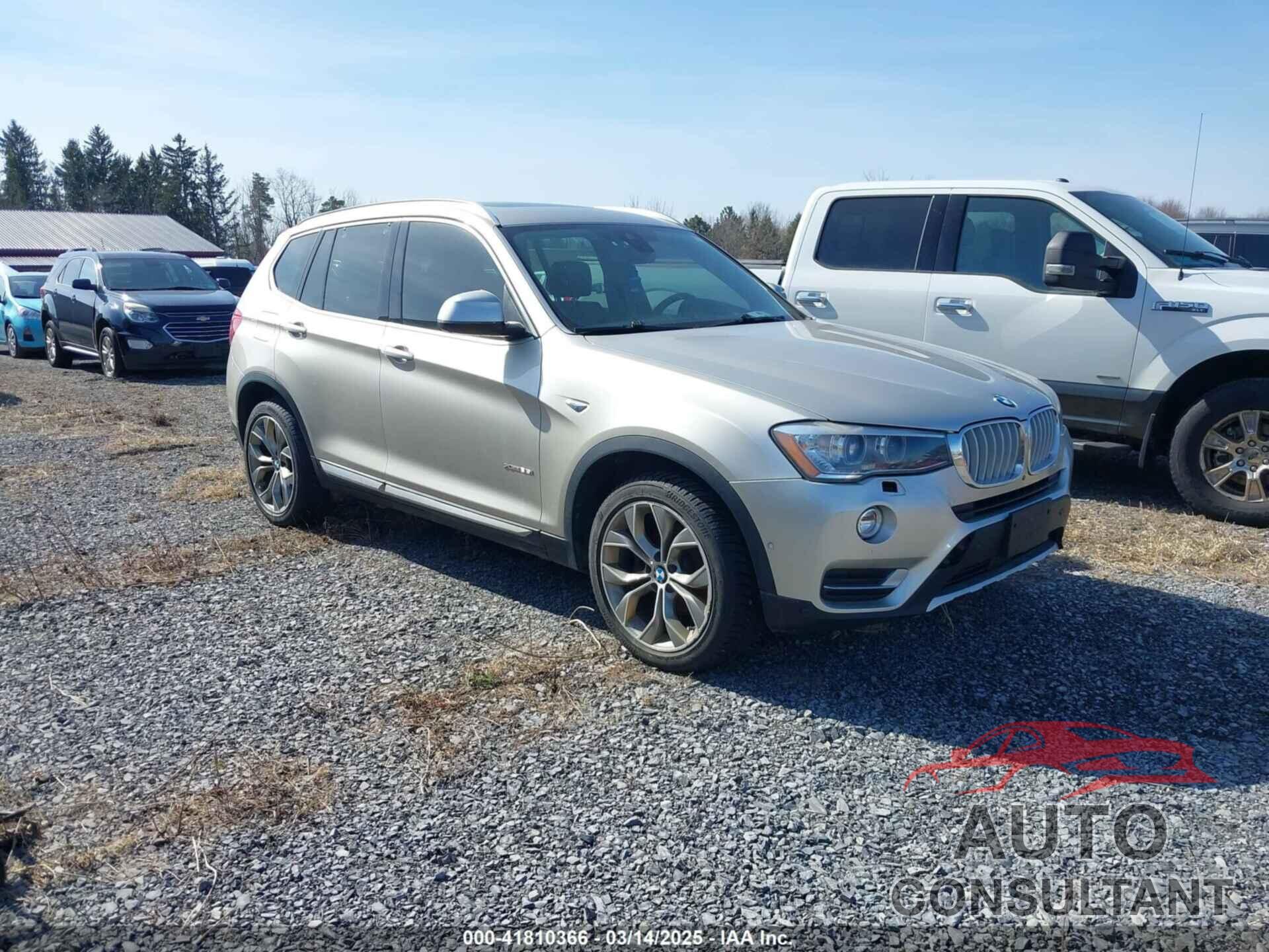 BMW X3 2017 - 5UXWX7C51H0S19792