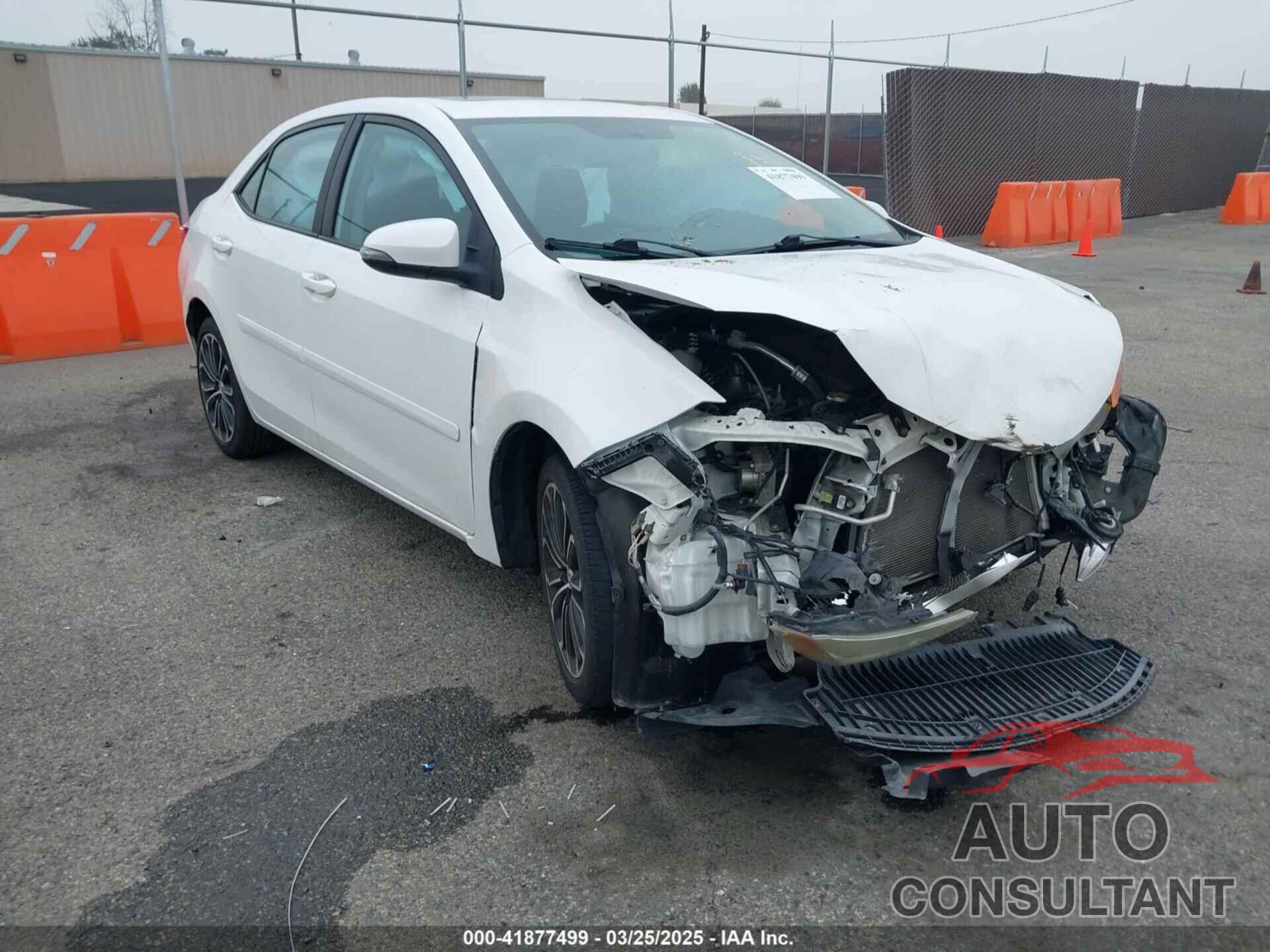 TOYOTA COROLLA 2016 - 5YFBURHE3GP377147