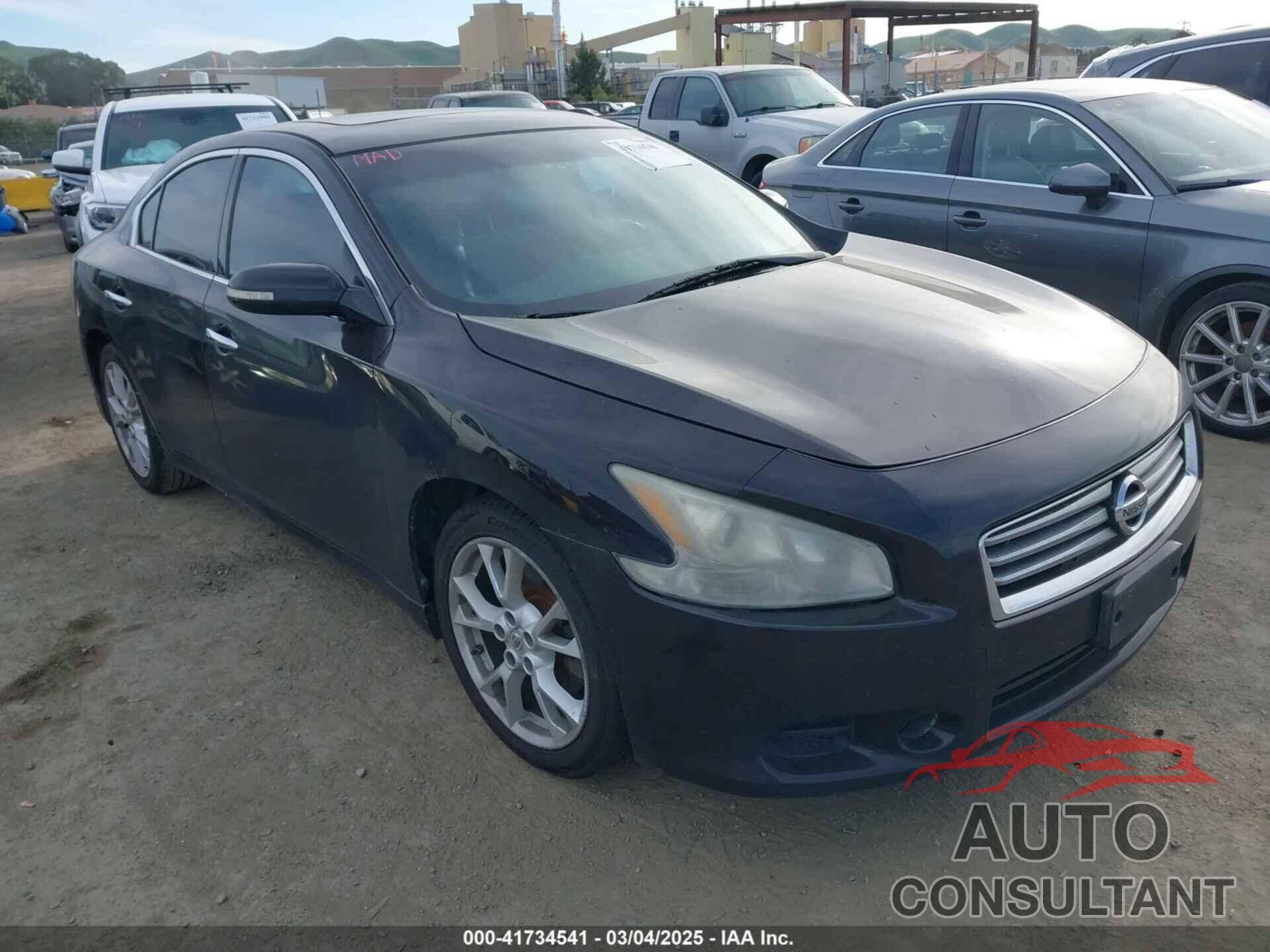 NISSAN MAXIMA 2012 - 1N4AA5APXCC845652